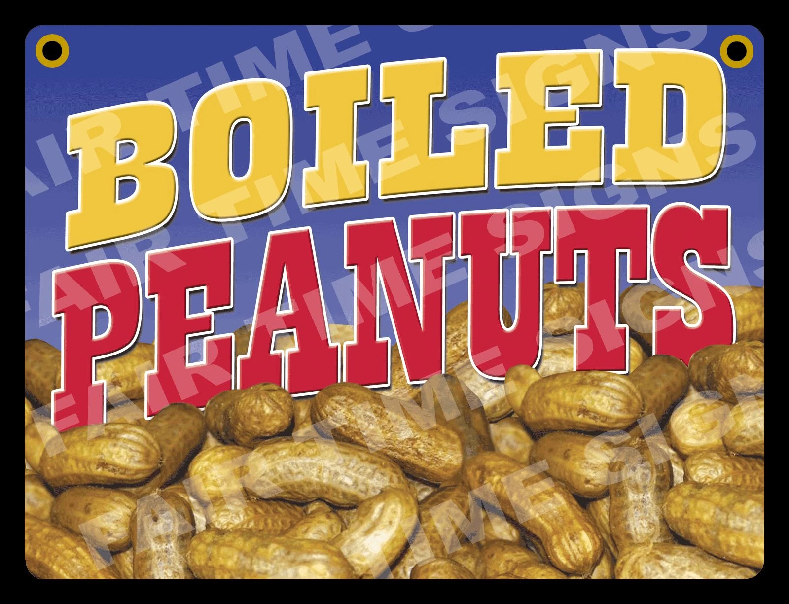 BOILED PEANUTS Concession Sign - Trailer, Restaurant, Stand,12" x 17" PVC
