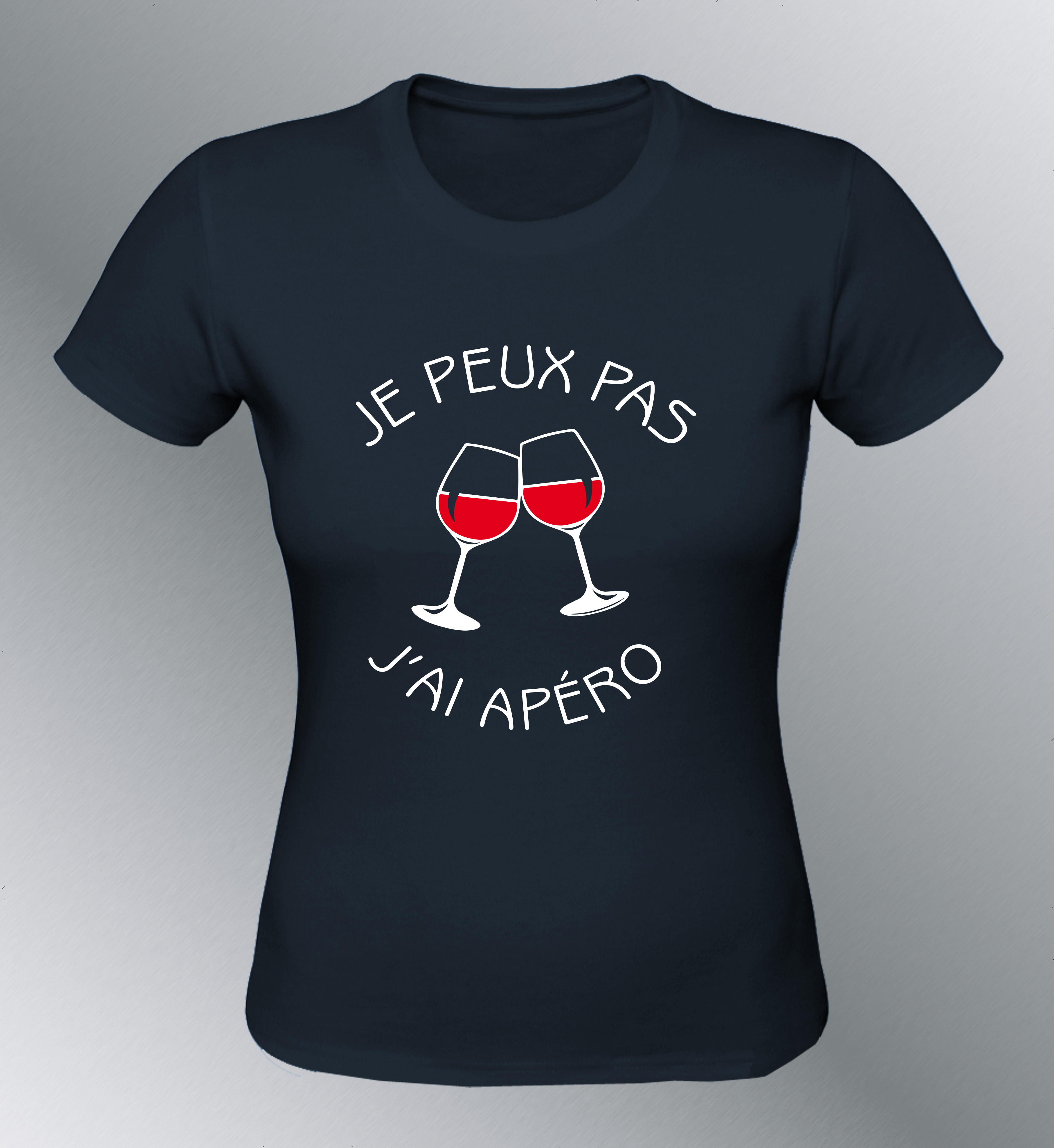 T-shirt Femme Je peux pas j'ai Apéro