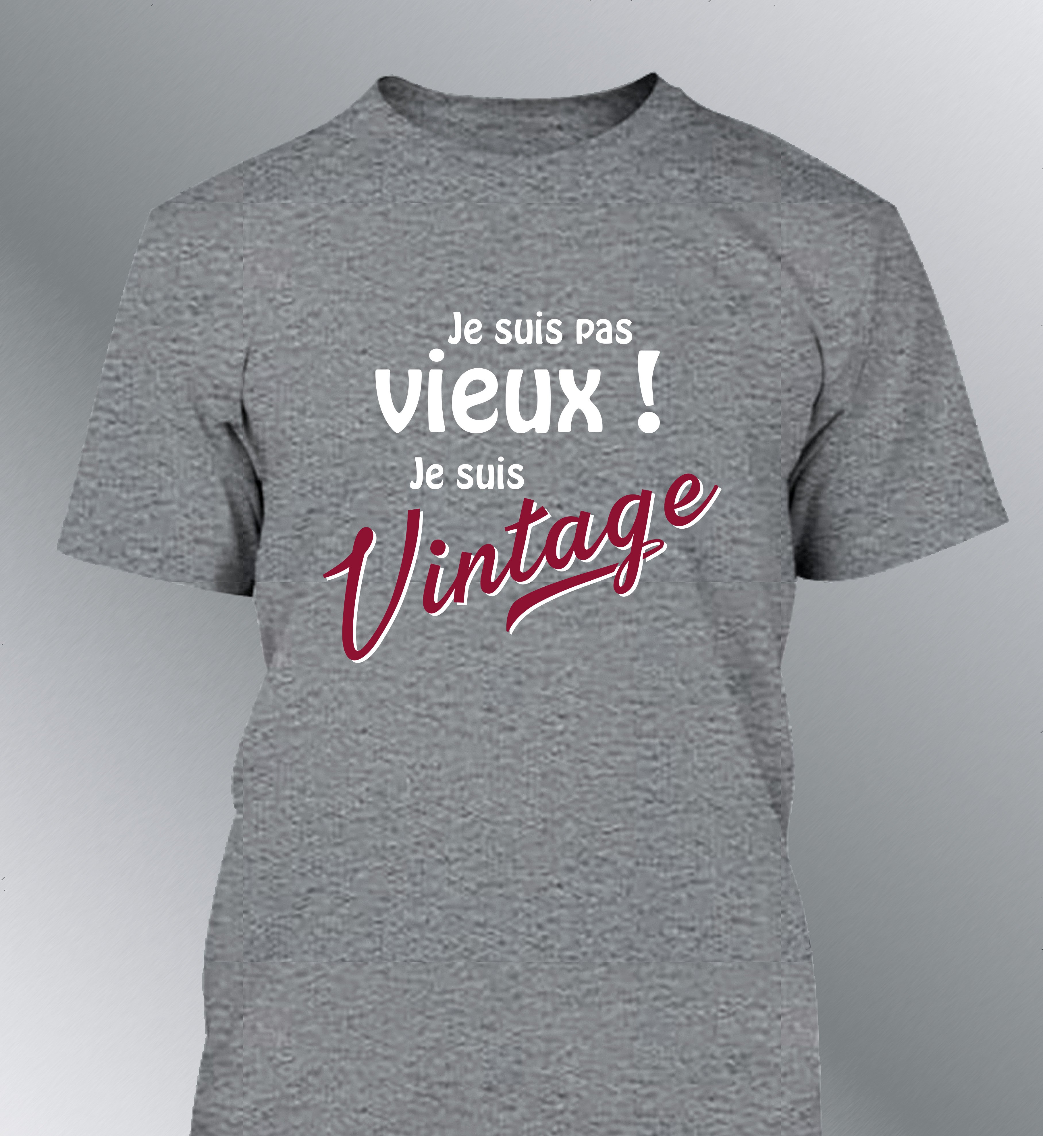 T-shirt Homme Je suis pas vieux, je suis Vintage