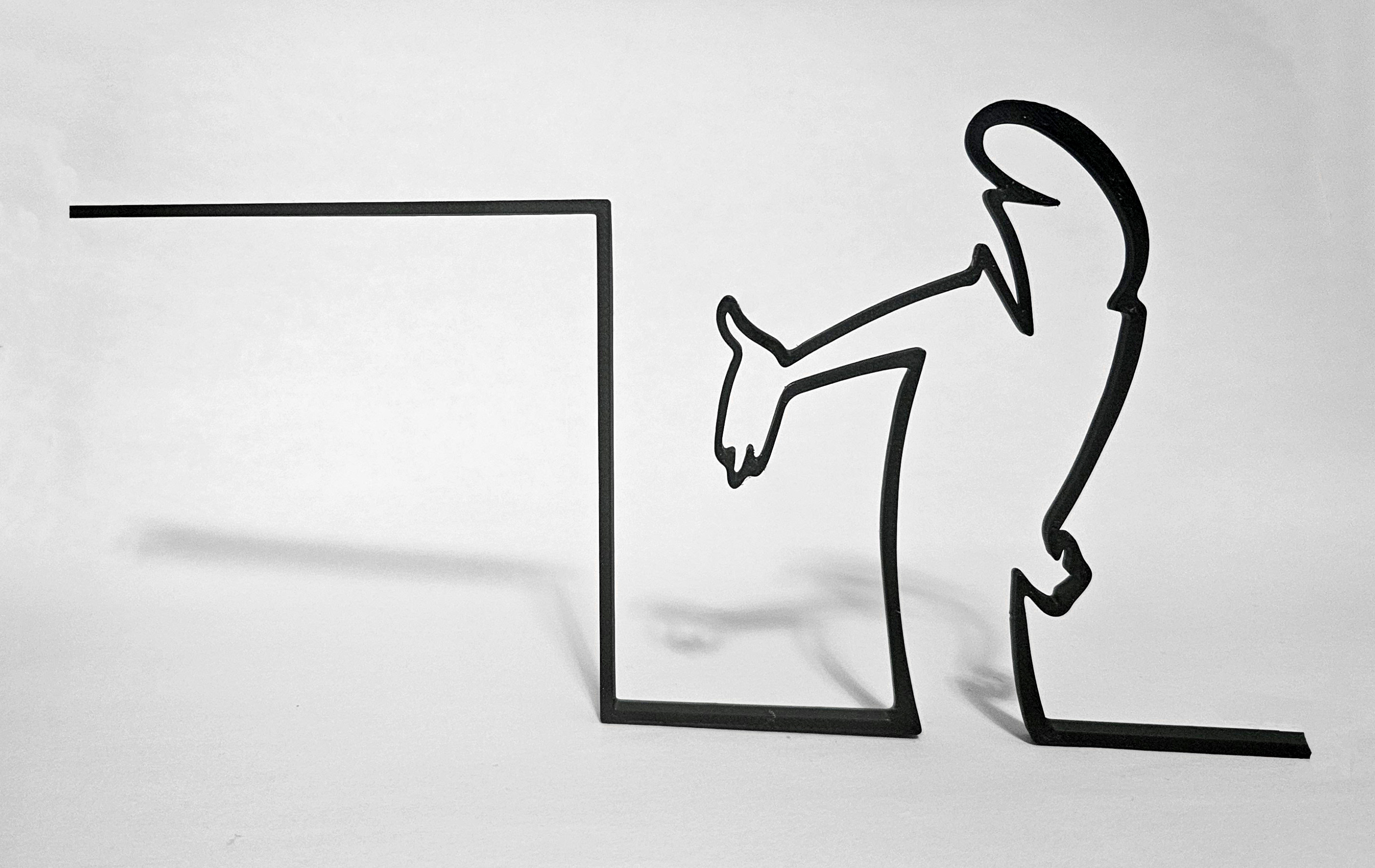 Objet décoratif mural (série TV des années 70) en plastique imprimé en 3D - OBSTACLE