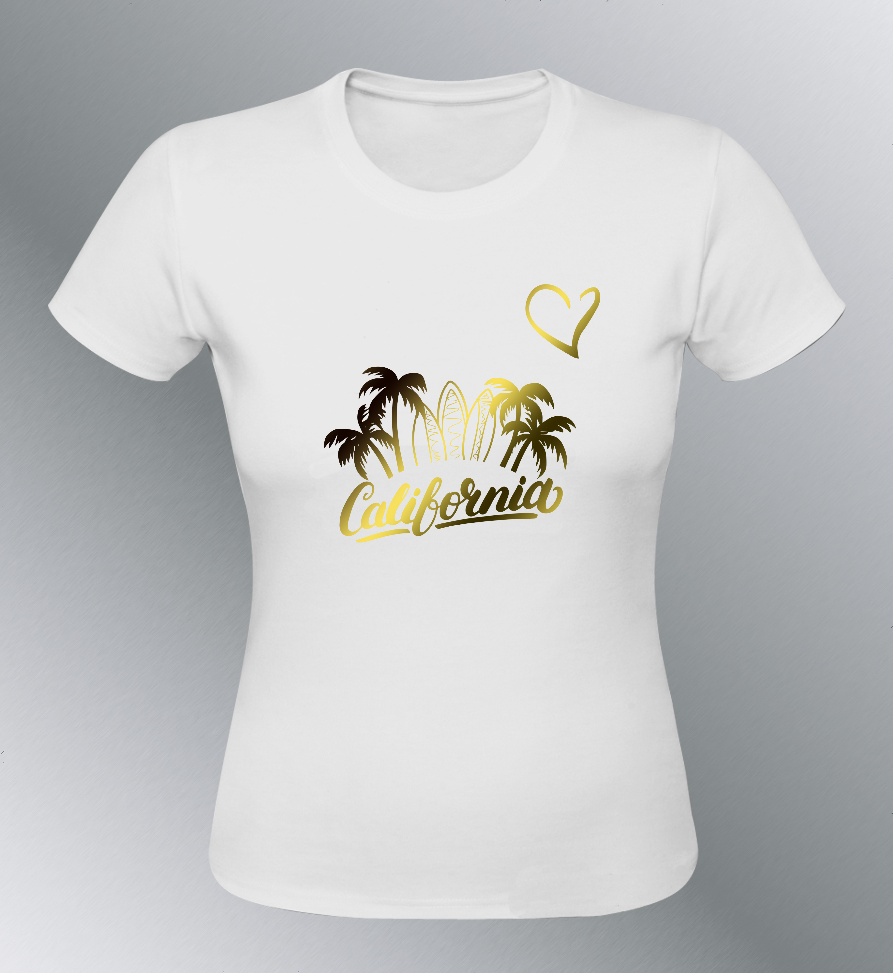 T-shirt Femme I love California