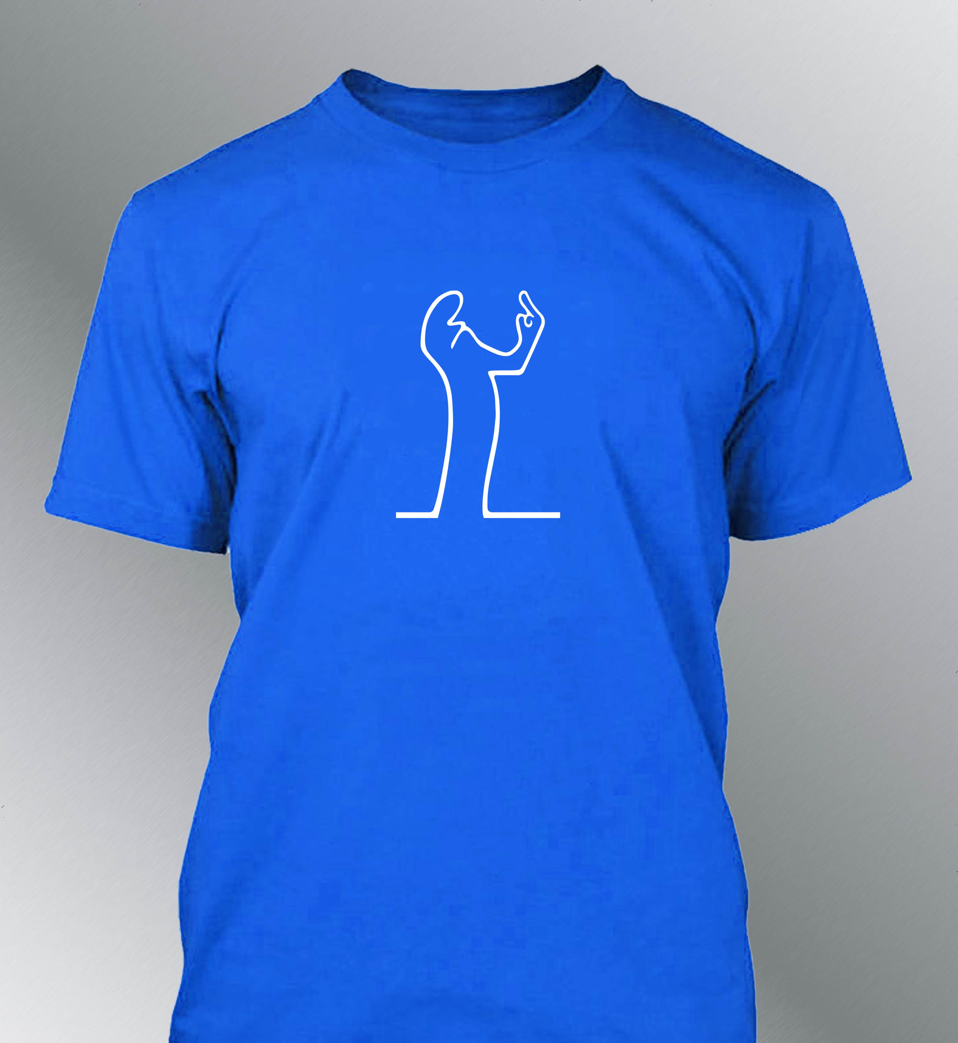 T-shirt Homme humour La Linea Doigt d'honneur
