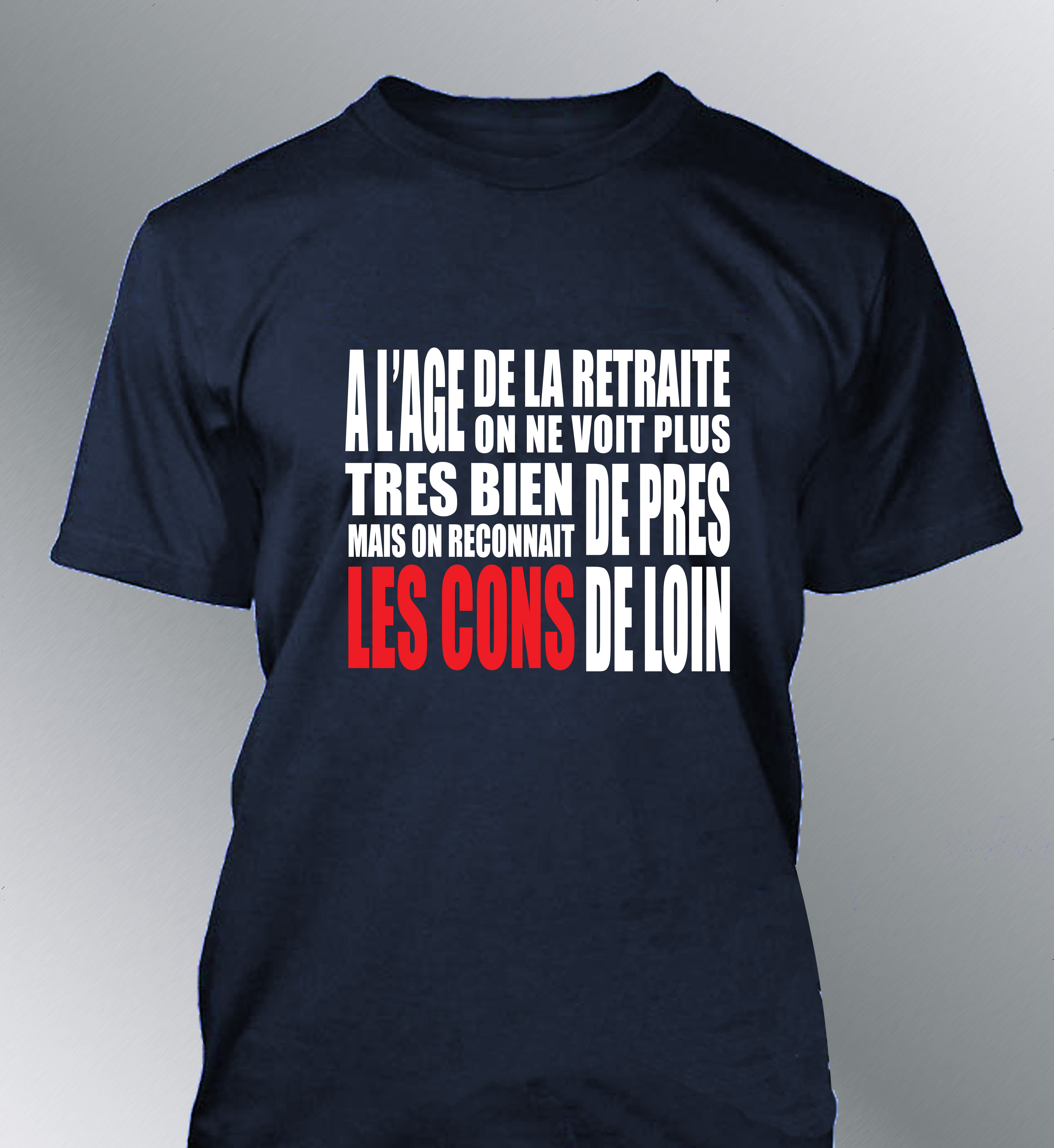 T-shirt Homme Humour "Retraite"