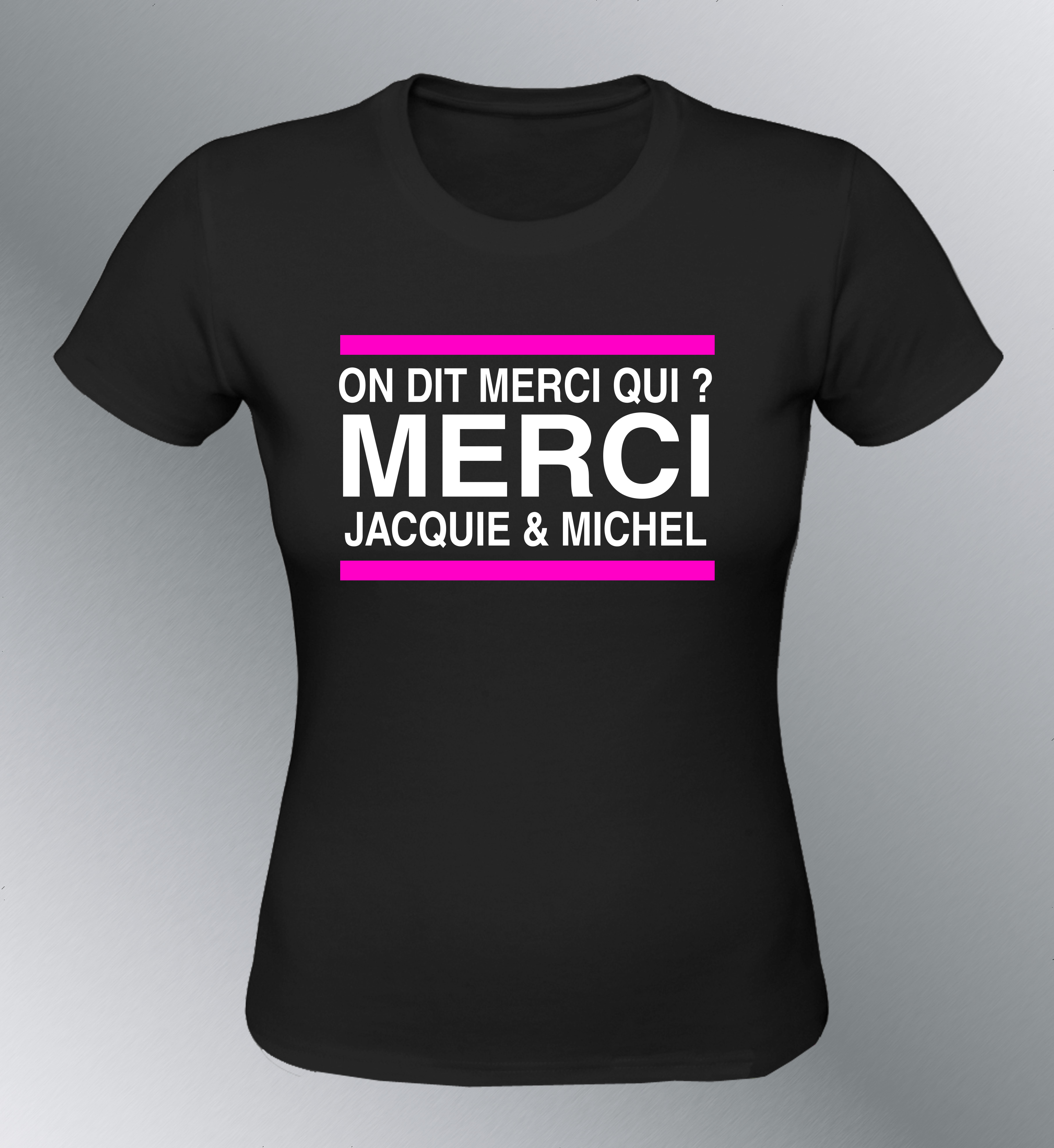 T-shirt Femme Merci Jacquie & Michel
