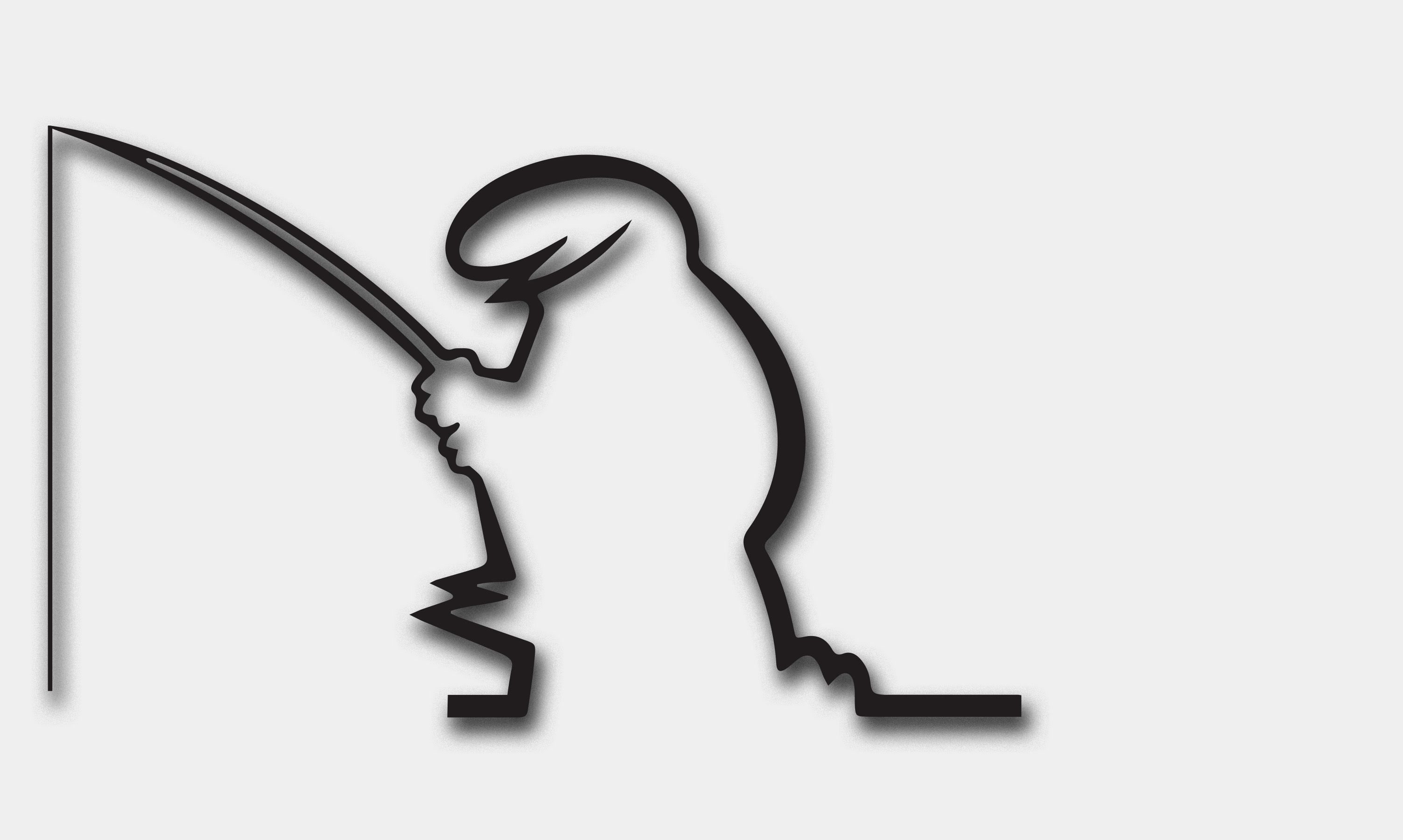 Objet décoratif mural (série TV des années 70) en plastique imprimé en 3D - Pêche