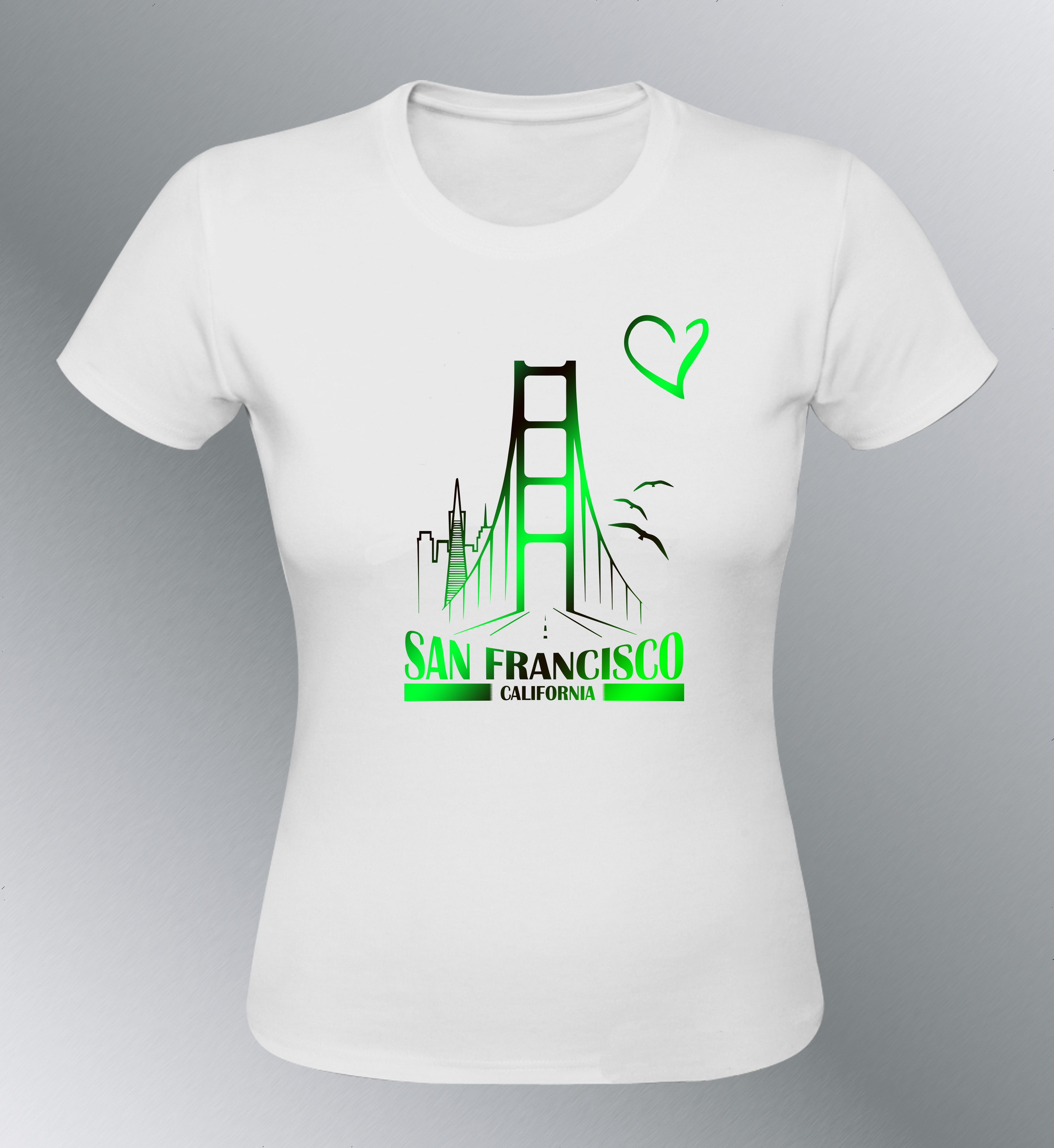 T-shirt Femme I love San Francisco