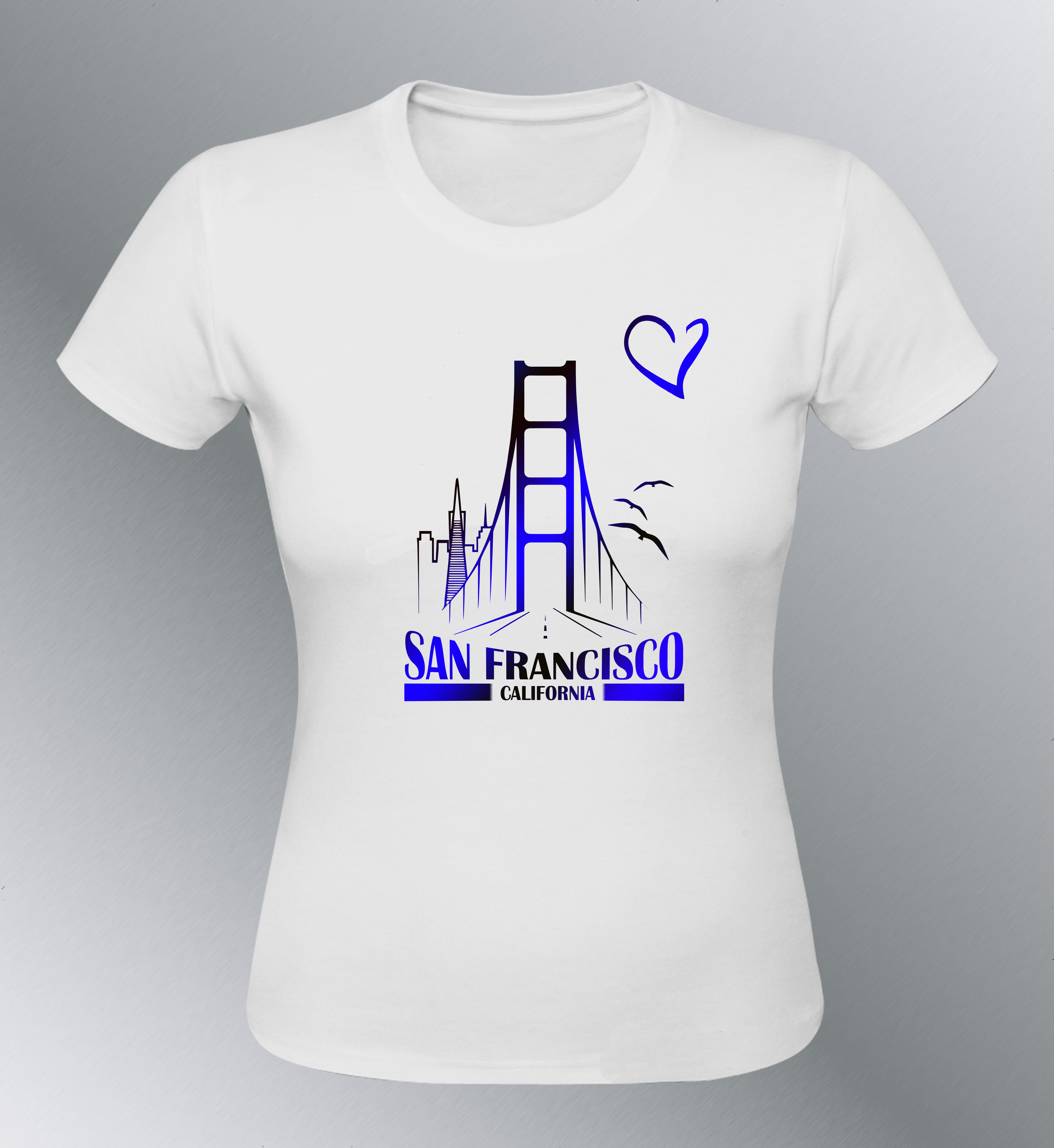 T-shirt Femme I love San Francisco
