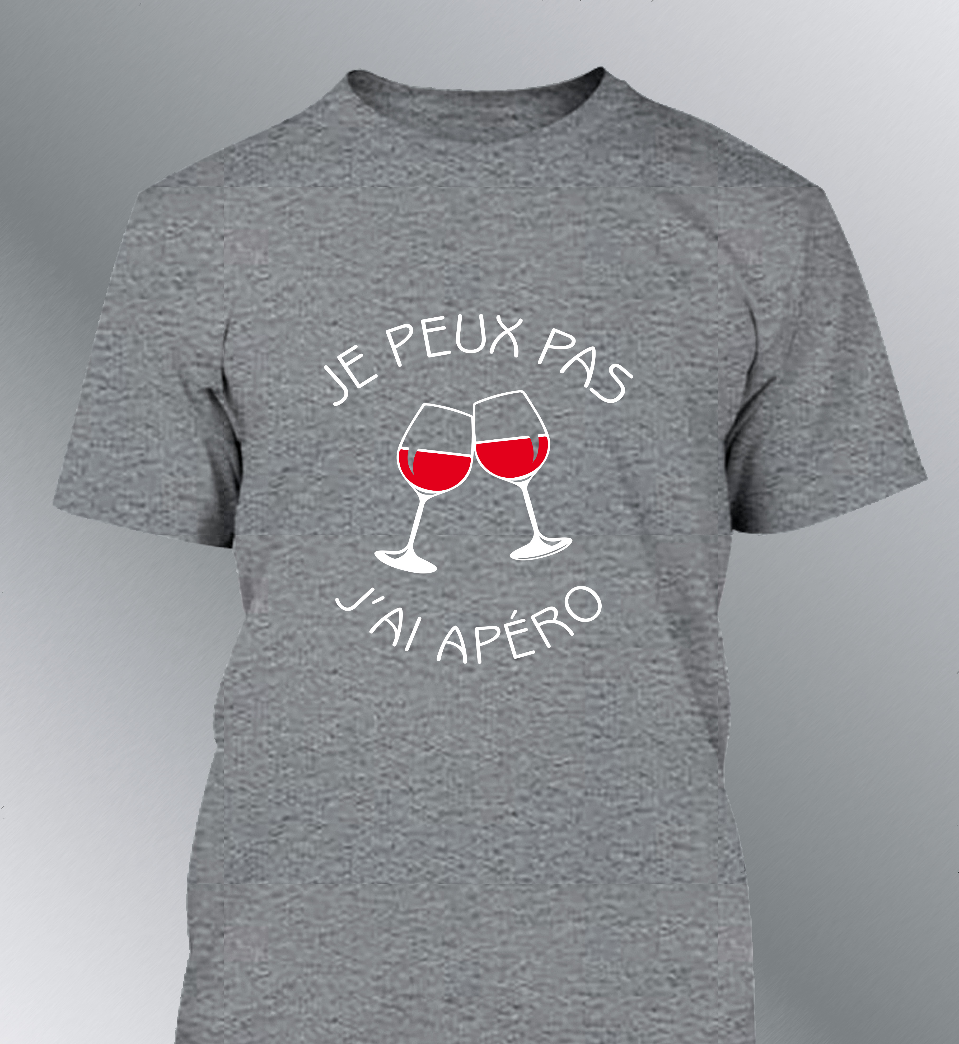 T-shirt Homme Je peux pas j'ai Apéro