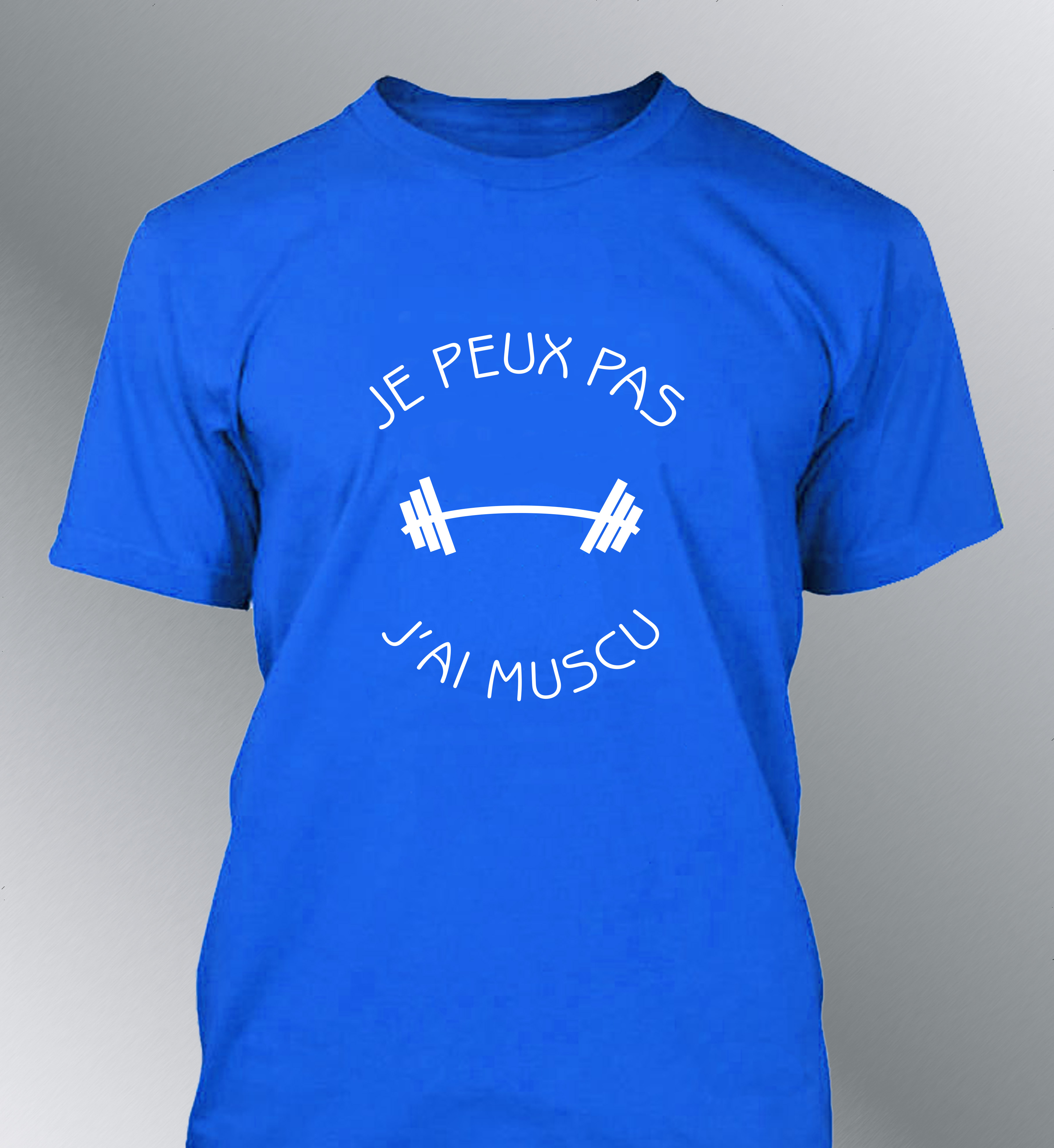 T-shirt Homme 'Je peux pas, j'ai muscu'