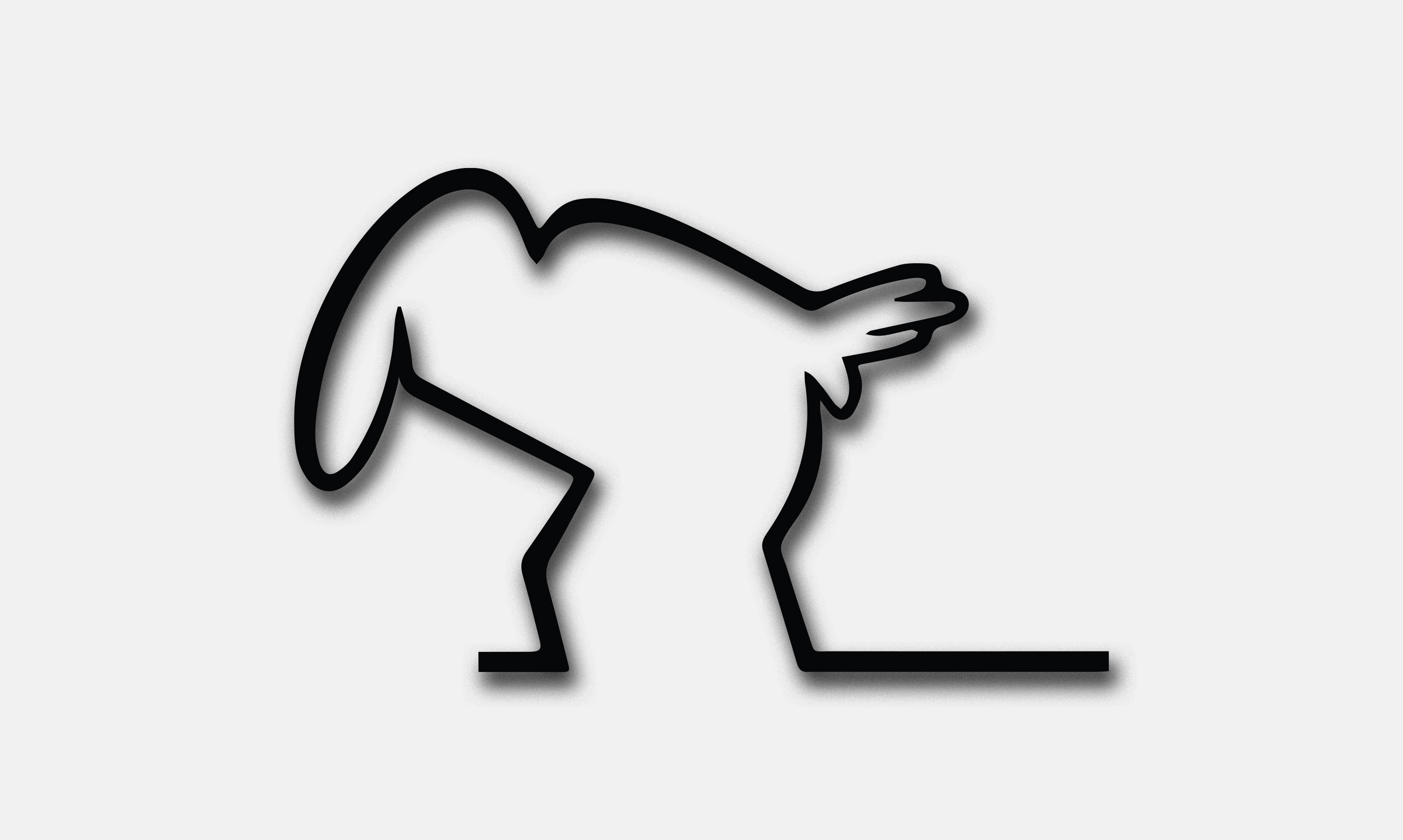 Objet décoratif mural (série TV des années 70) en plastique imprimé en 3D - VIDE