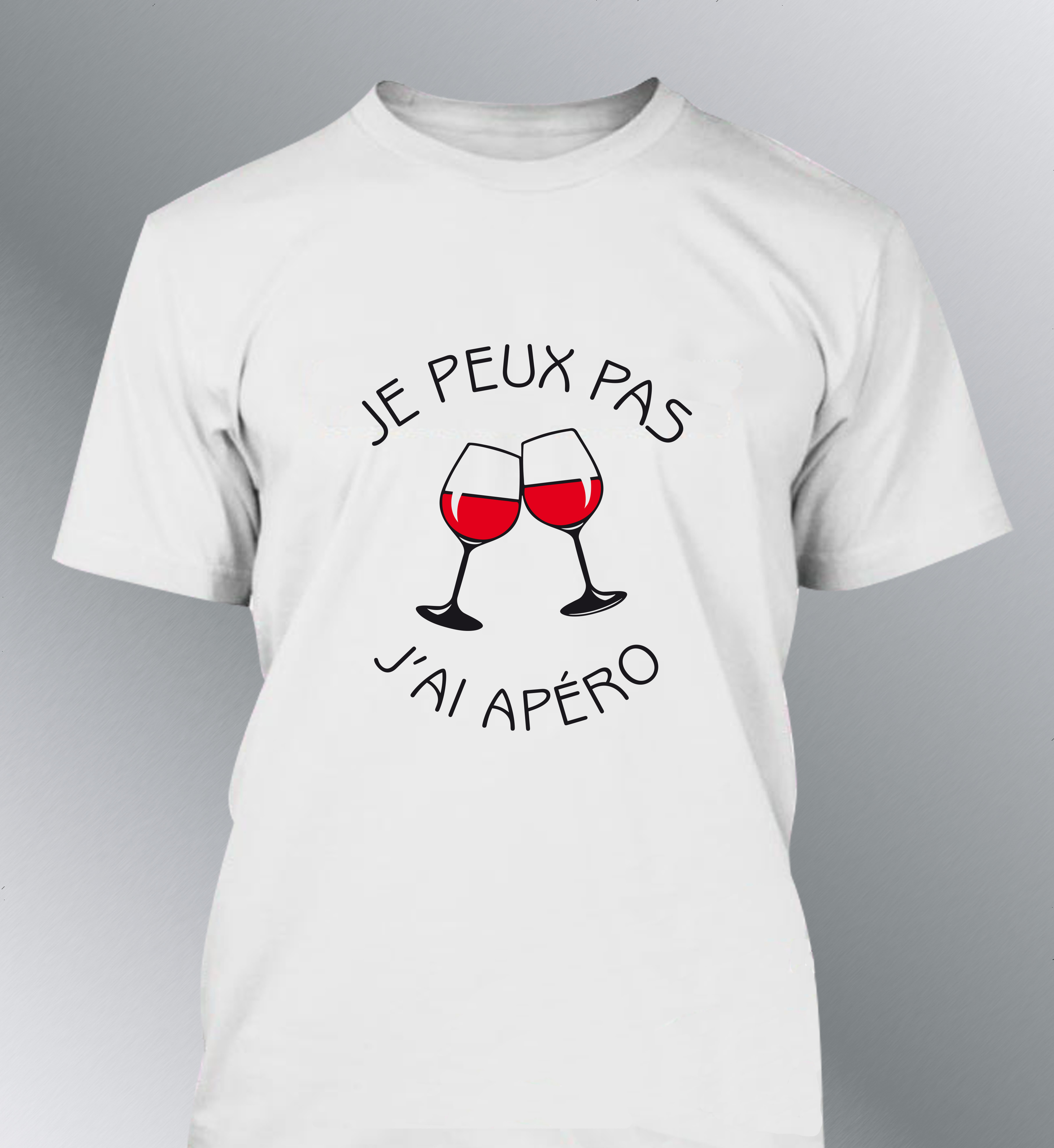 T-shirt Homme Je peux pas j'ai Apéro