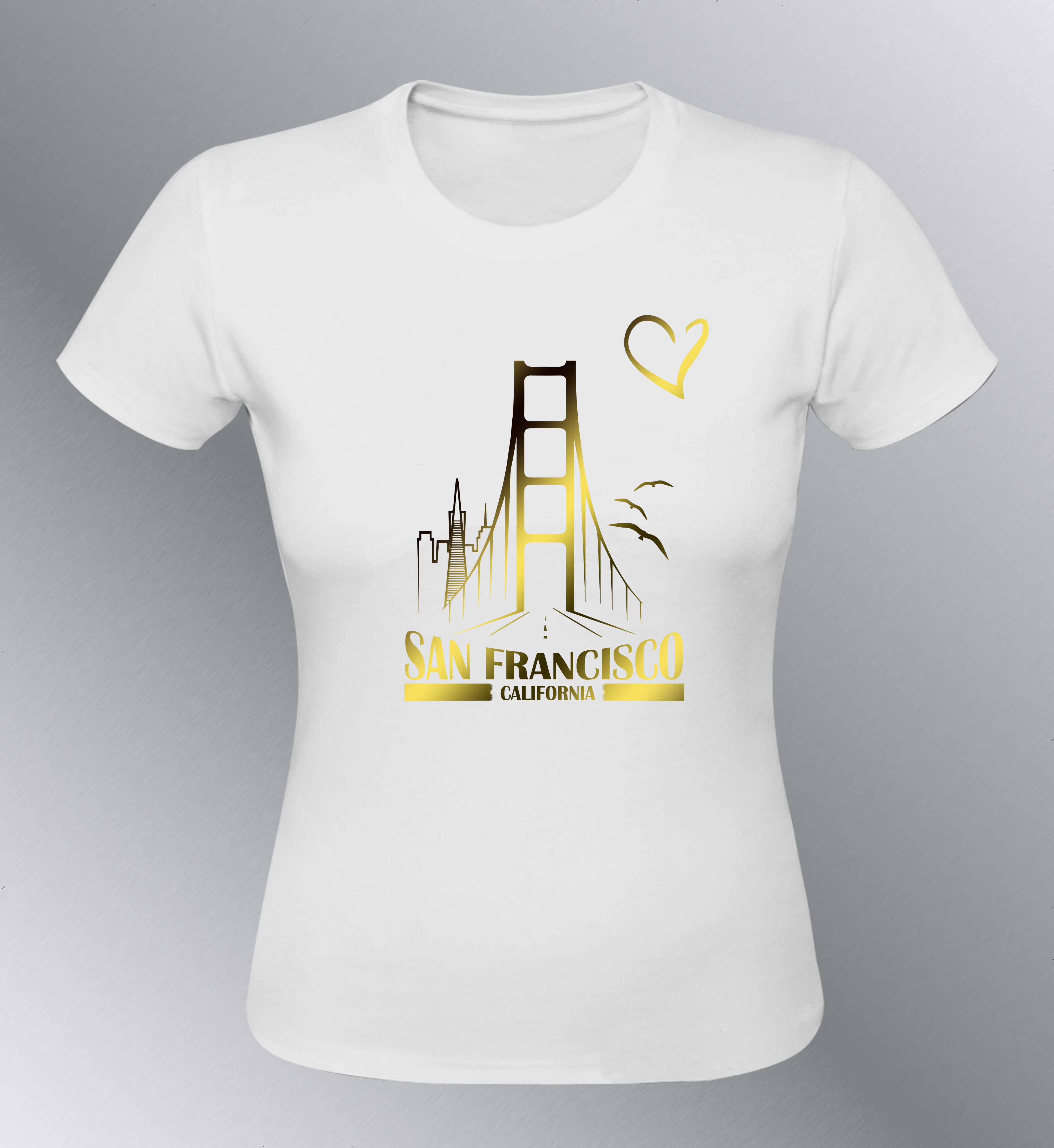 T-shirt Femme I love San Francisco