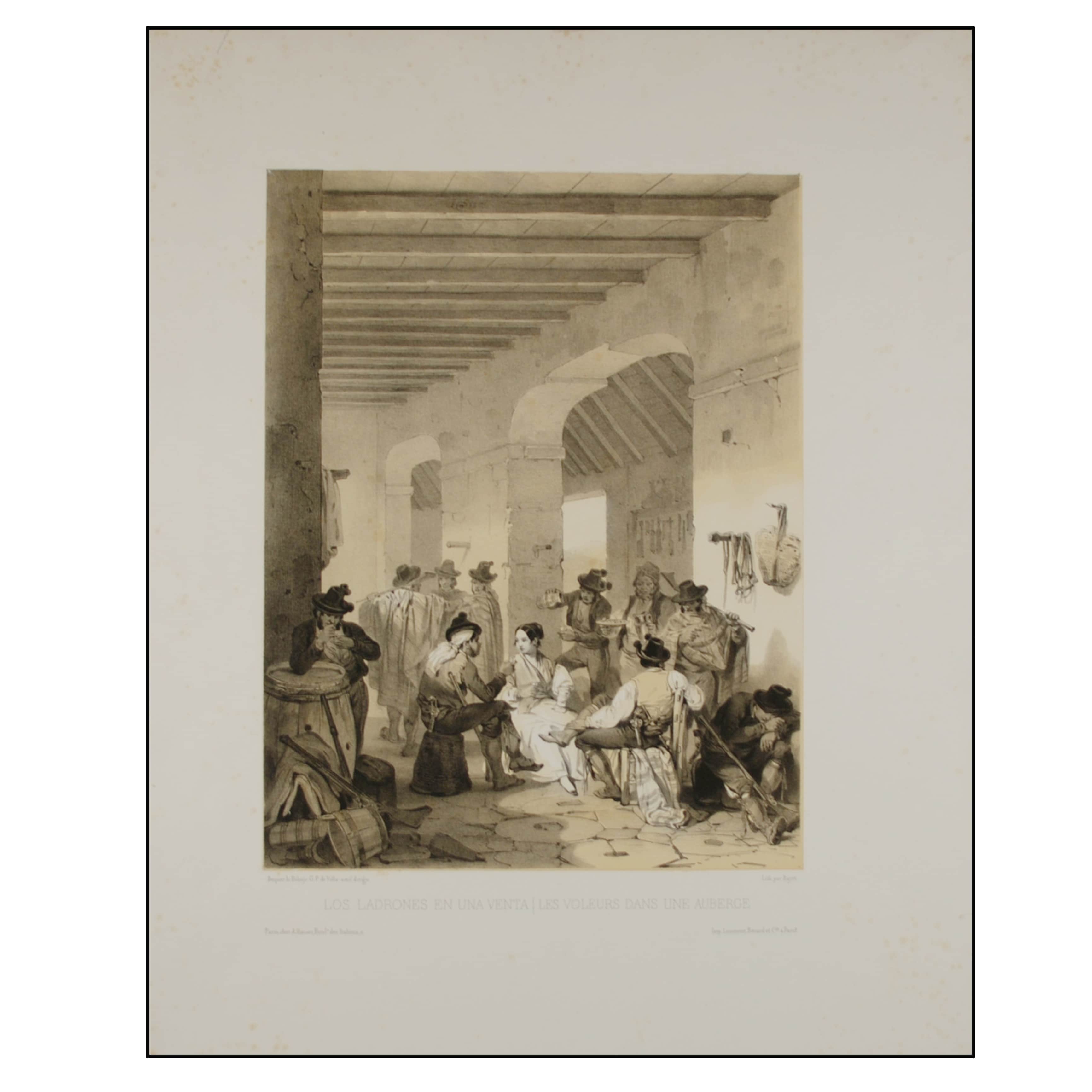 LOS LADRONES EN UNA VENTA / LES VOLEURS DANS UNE AUBERGE