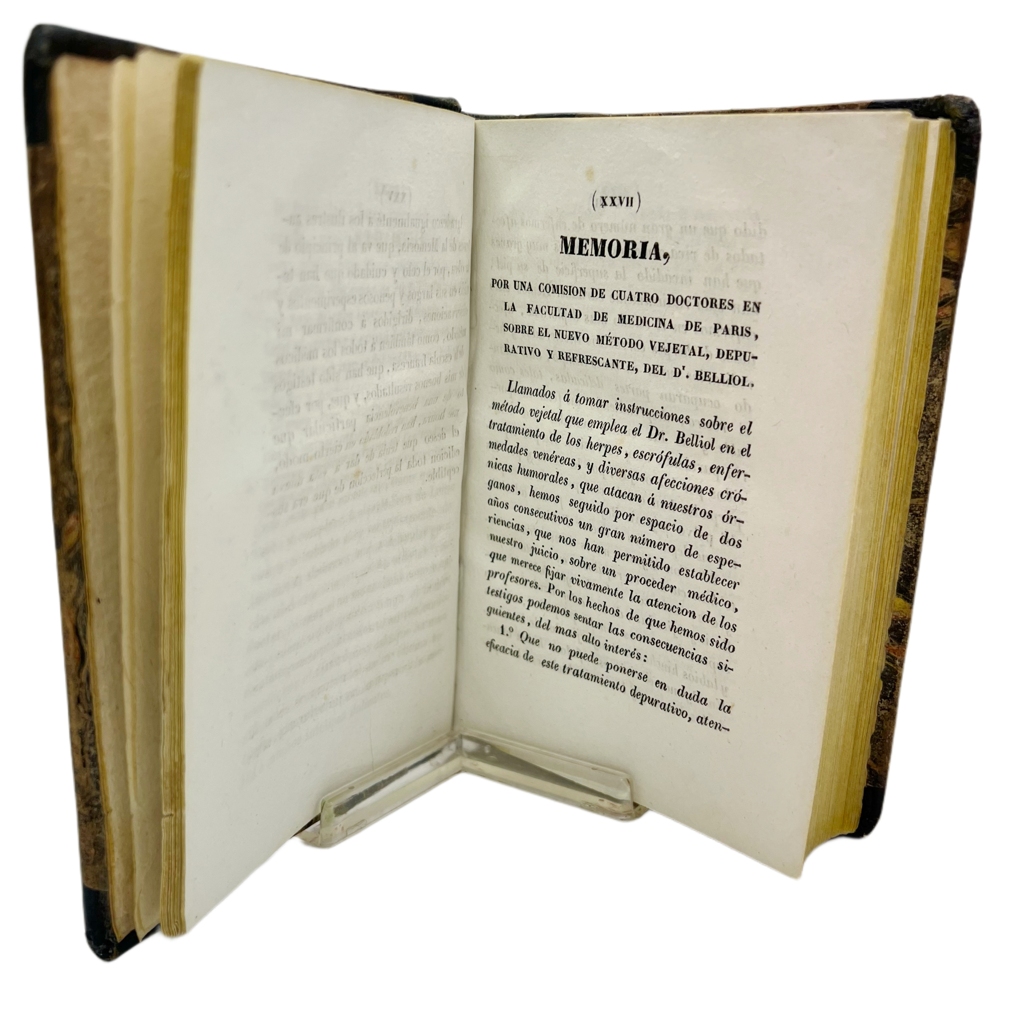 BELLIOL - TRATADO SOBRE LA NATURALEZA Y CURACION - 1841