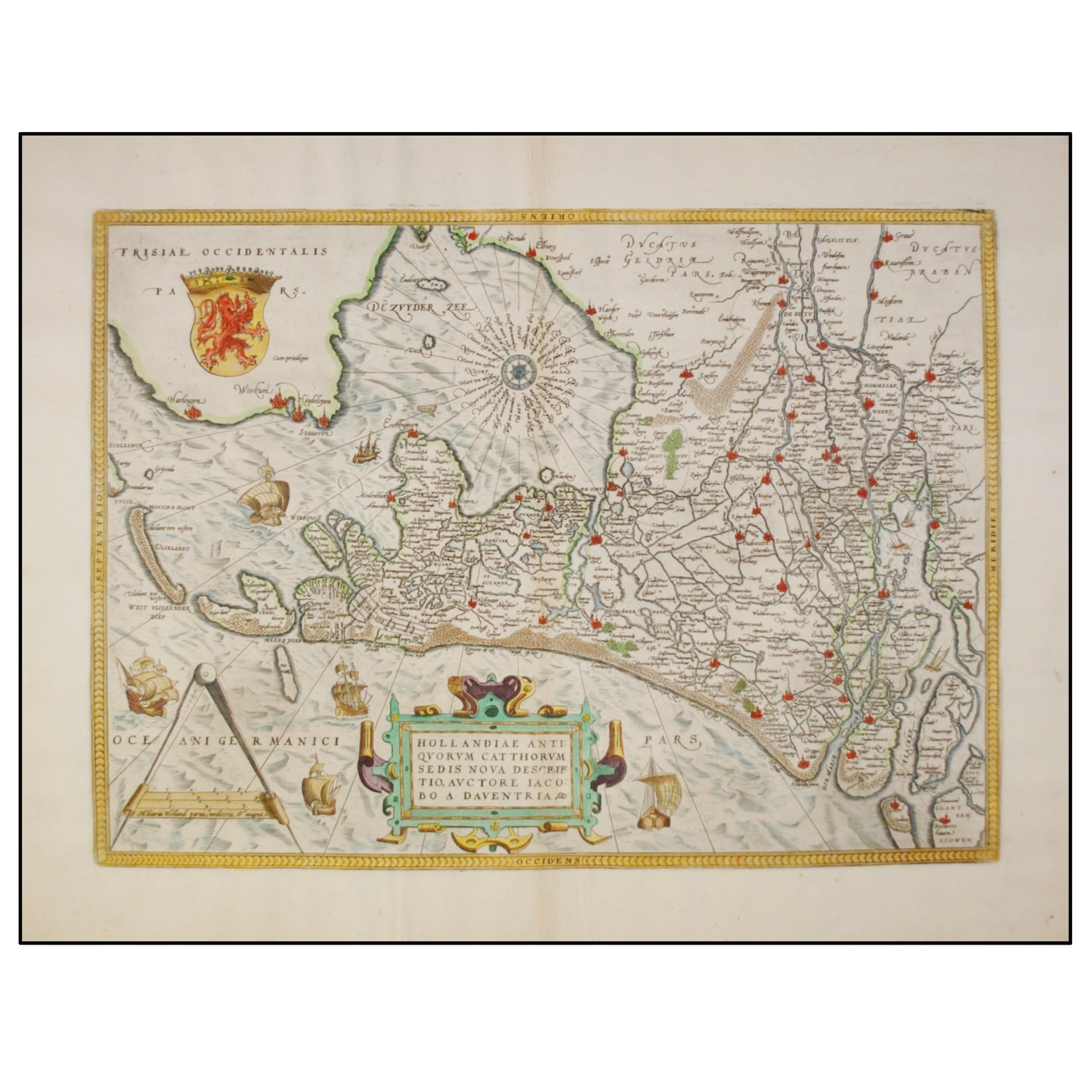 HOLLANDIAE ANTIQUORUM CATTHORUM SEDIS NOVA DESCRIPTIO.