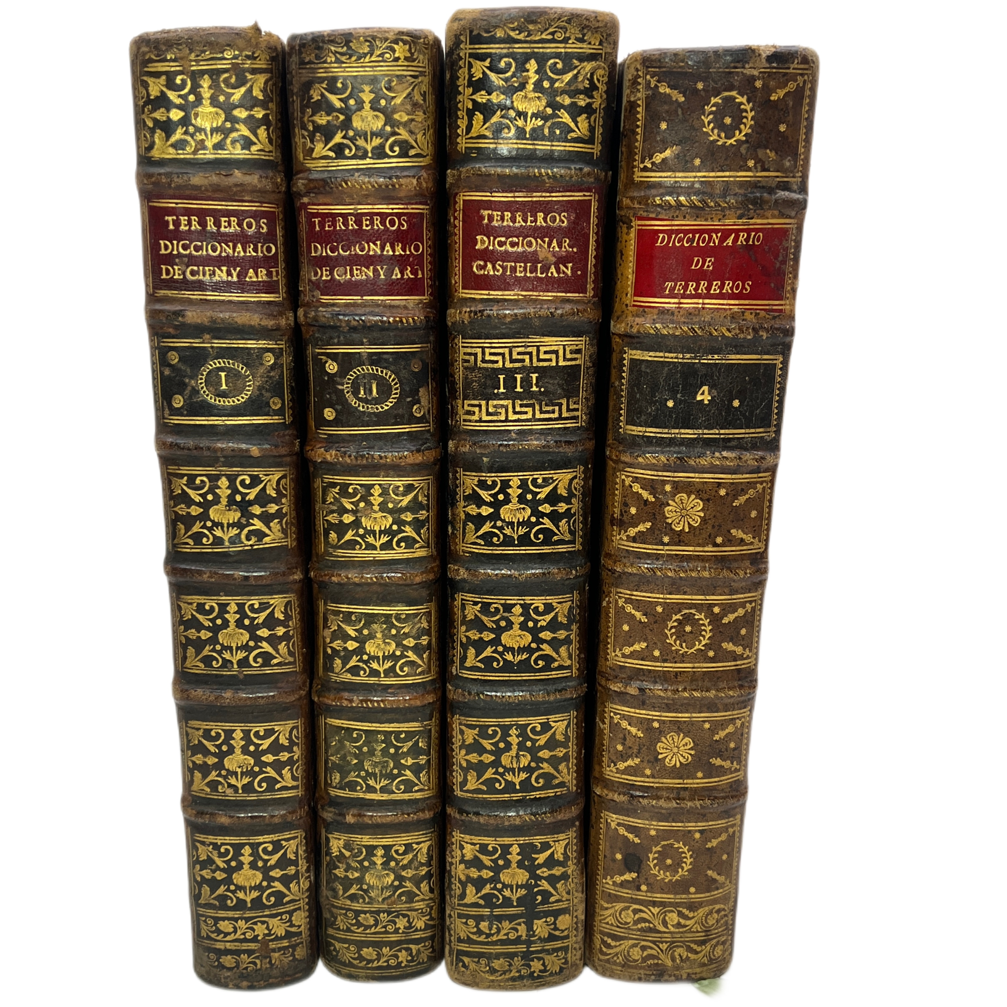 ESTEBAN DE TERREROS Y PANDO - DICCIONARIO CASTELLANO (1ª EDICIÓN) -  1786