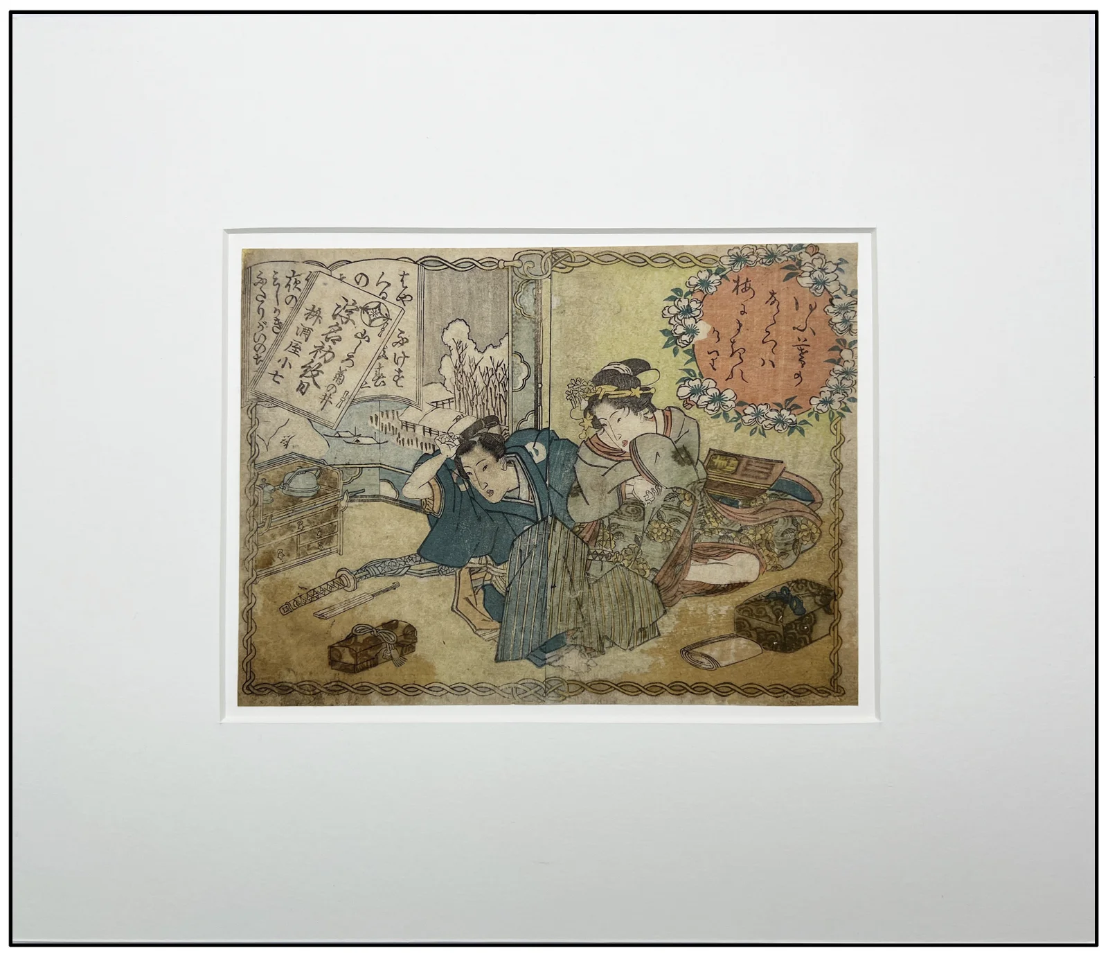 ANÓNIMO - ARTE ERÓTICO JAPONÉS (SHUNGA) - C. 1840