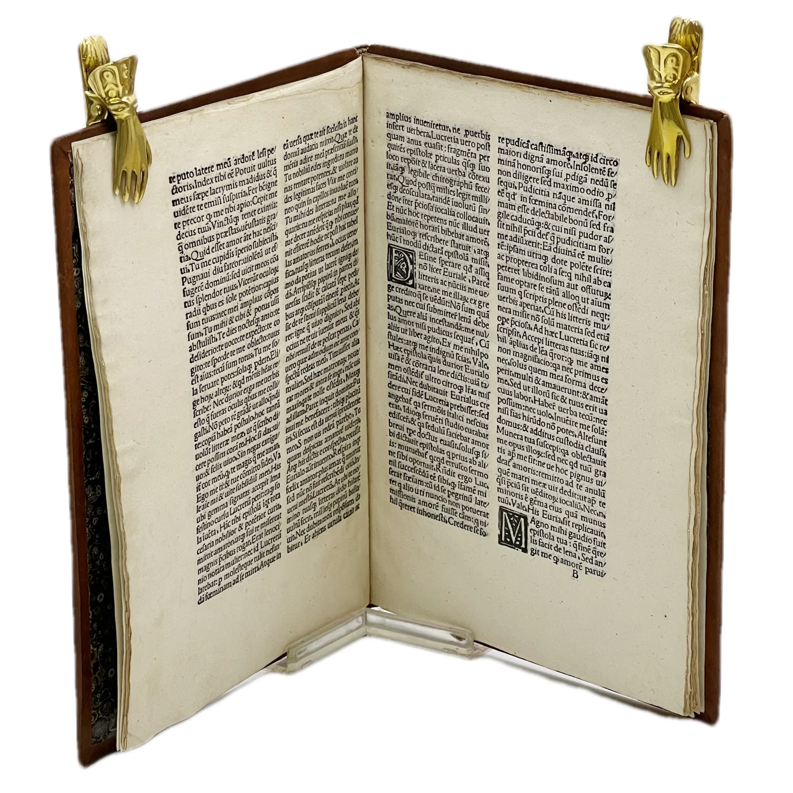 ENEAS SILVIO PICCOLOMINI (PÍO II) - HISTORIA DE DUOBUS AMANTIBUS - 1504