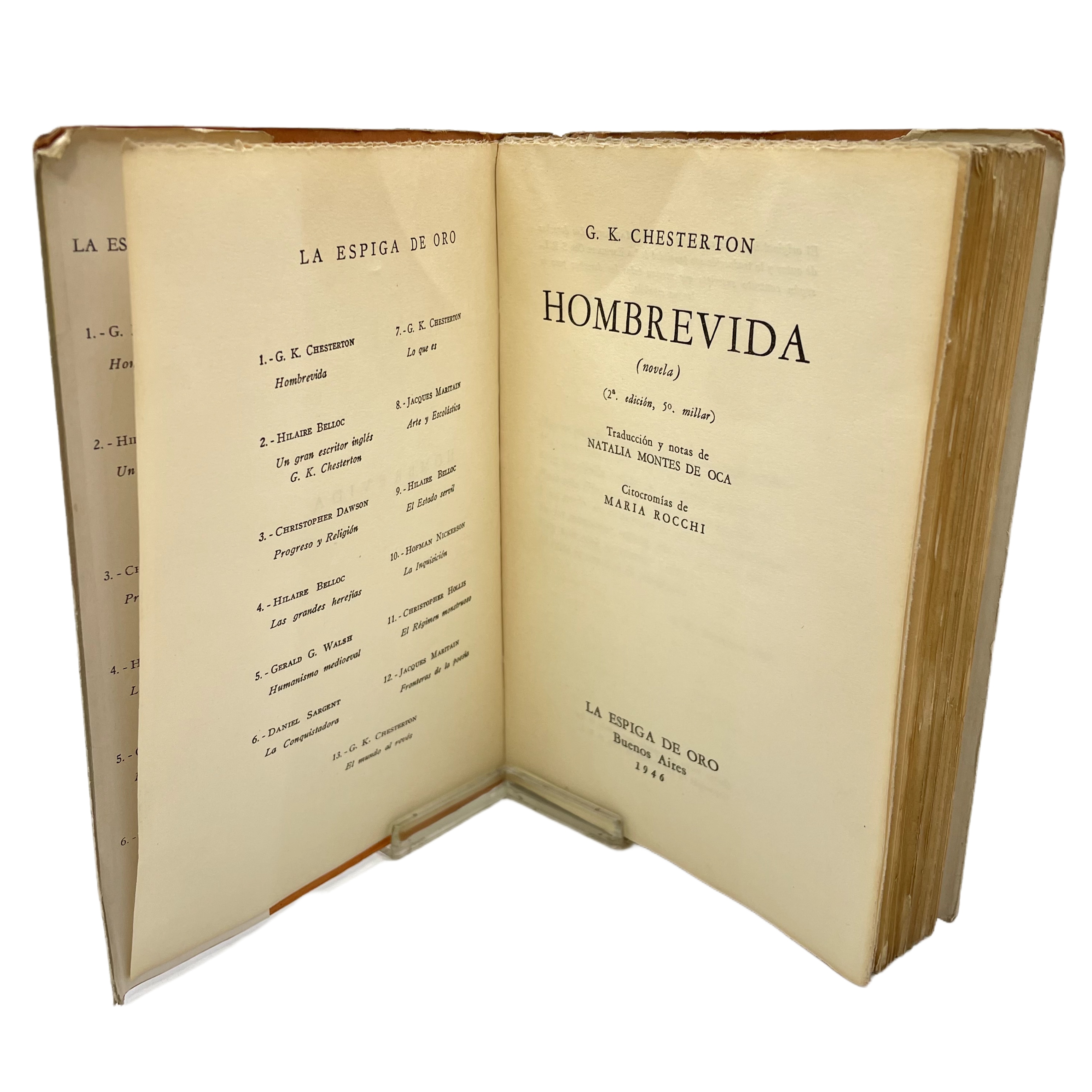 GILBERT K. CHESTERTON - HOMBREVIDA - 1946