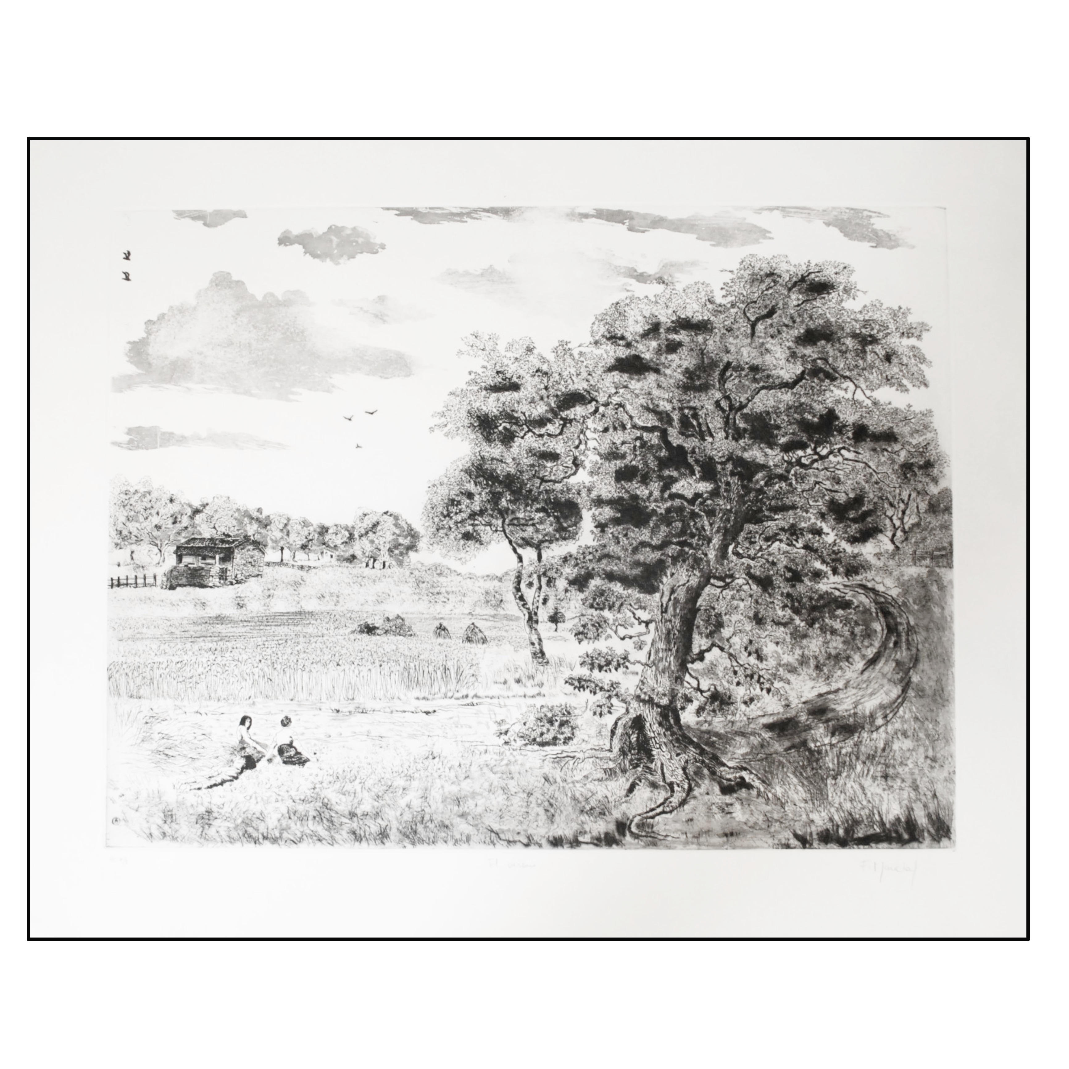 FRANÇOIS MARECHAL - EL VERANO (AGUAFUERTE) - 1990