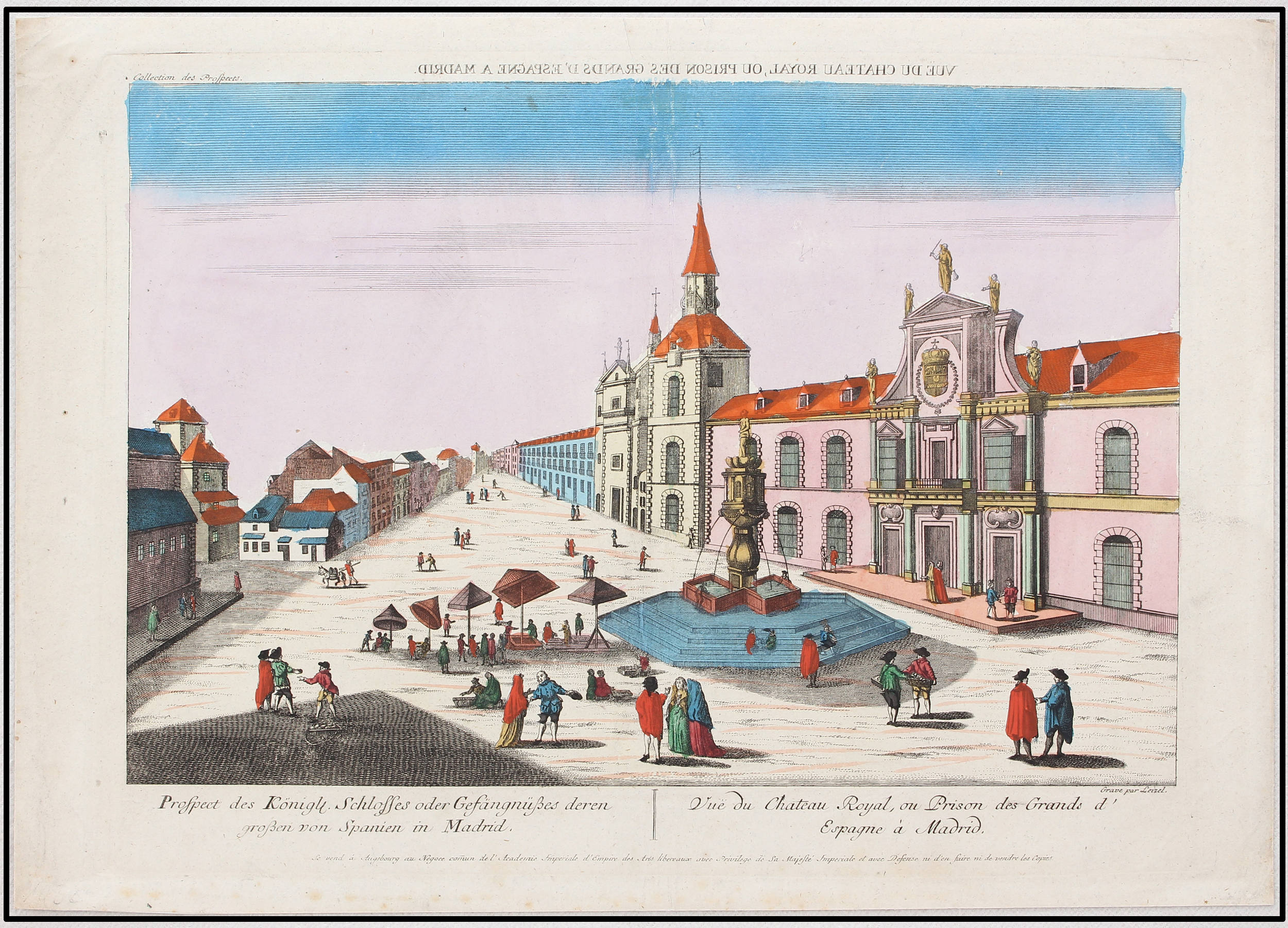 LEIZEL - PALACIO DE SANTA CRUZ (ANTIGUA CÁRCEL DE CORTE) - 1780