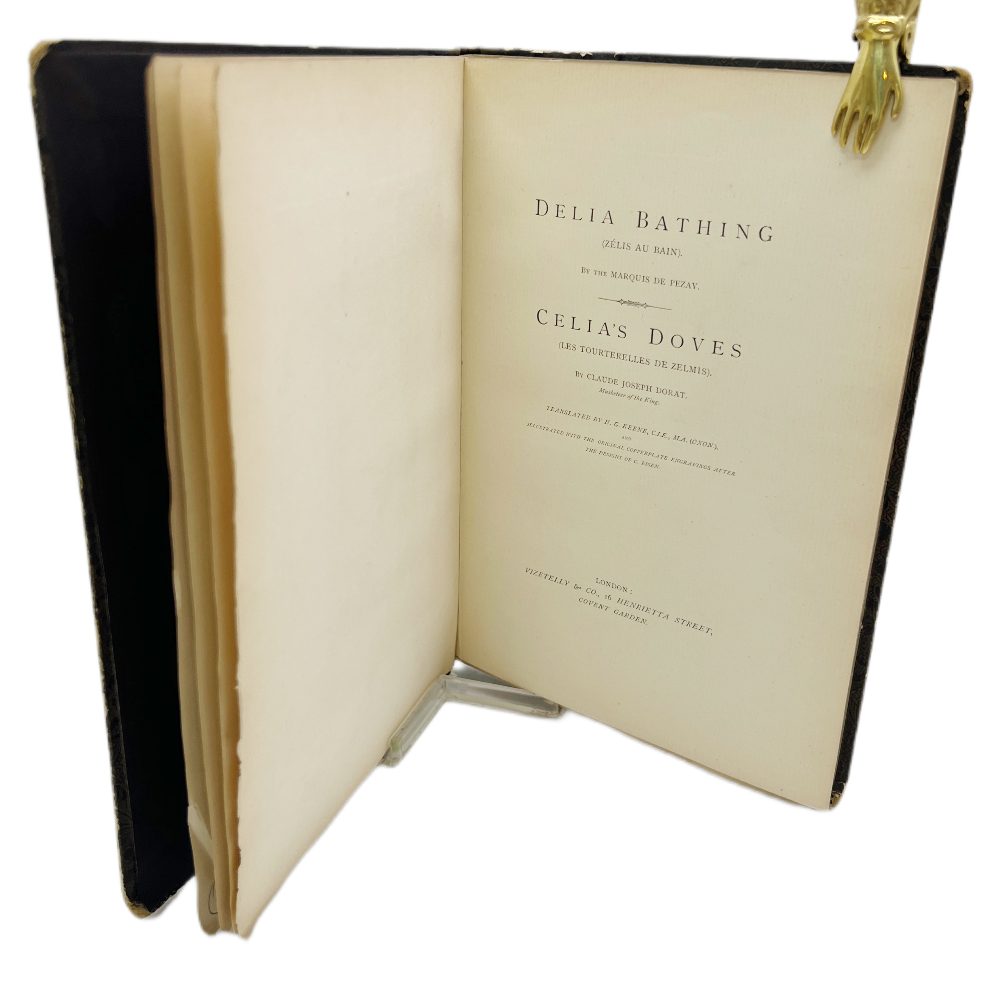 MARQUIS DE PEZAY / DORAT - DELIA BATHING AND CELIA'S LOVE