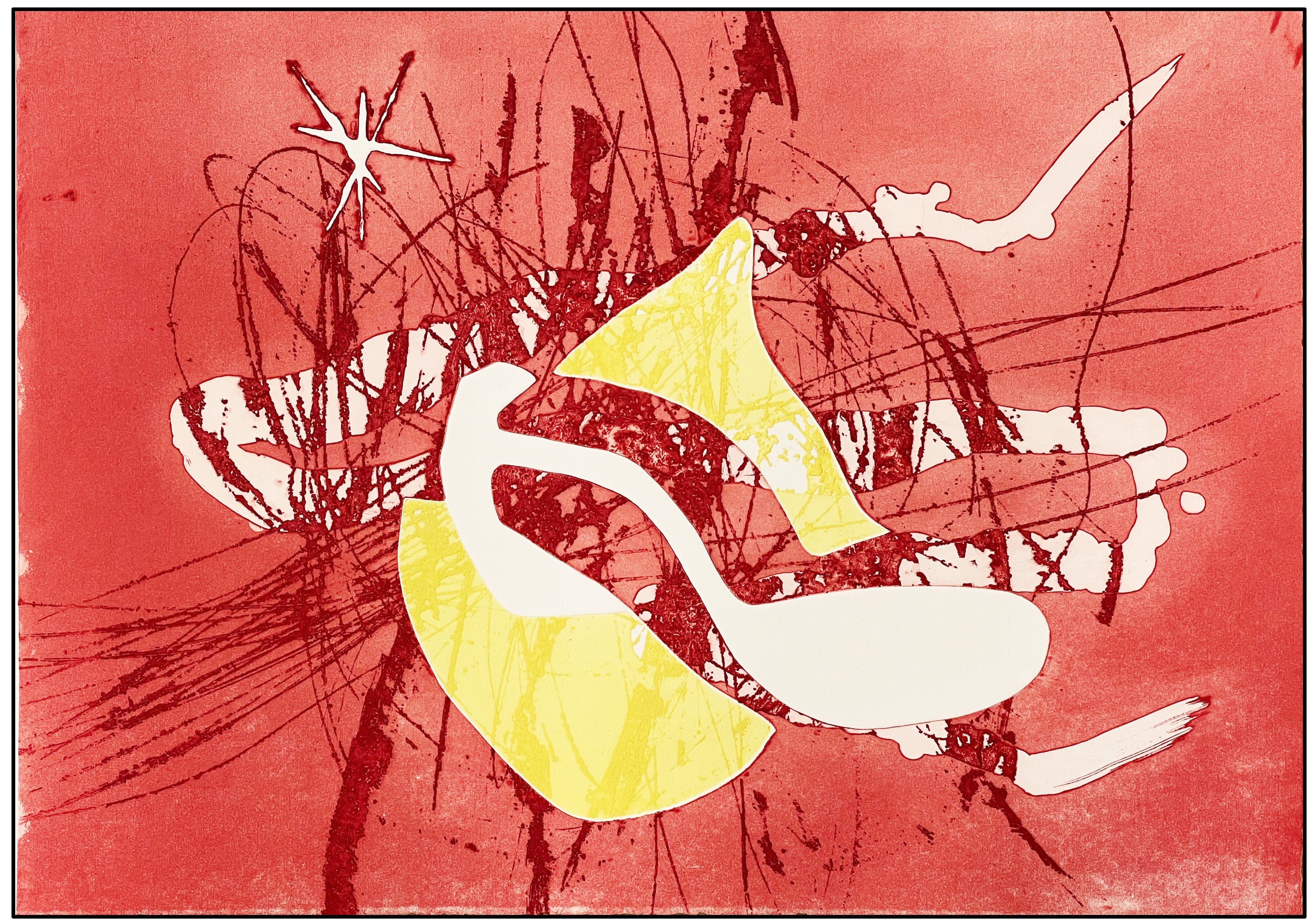 JOAN MIRÓ - CANTIC DEL SOL Nº 25  - 1975