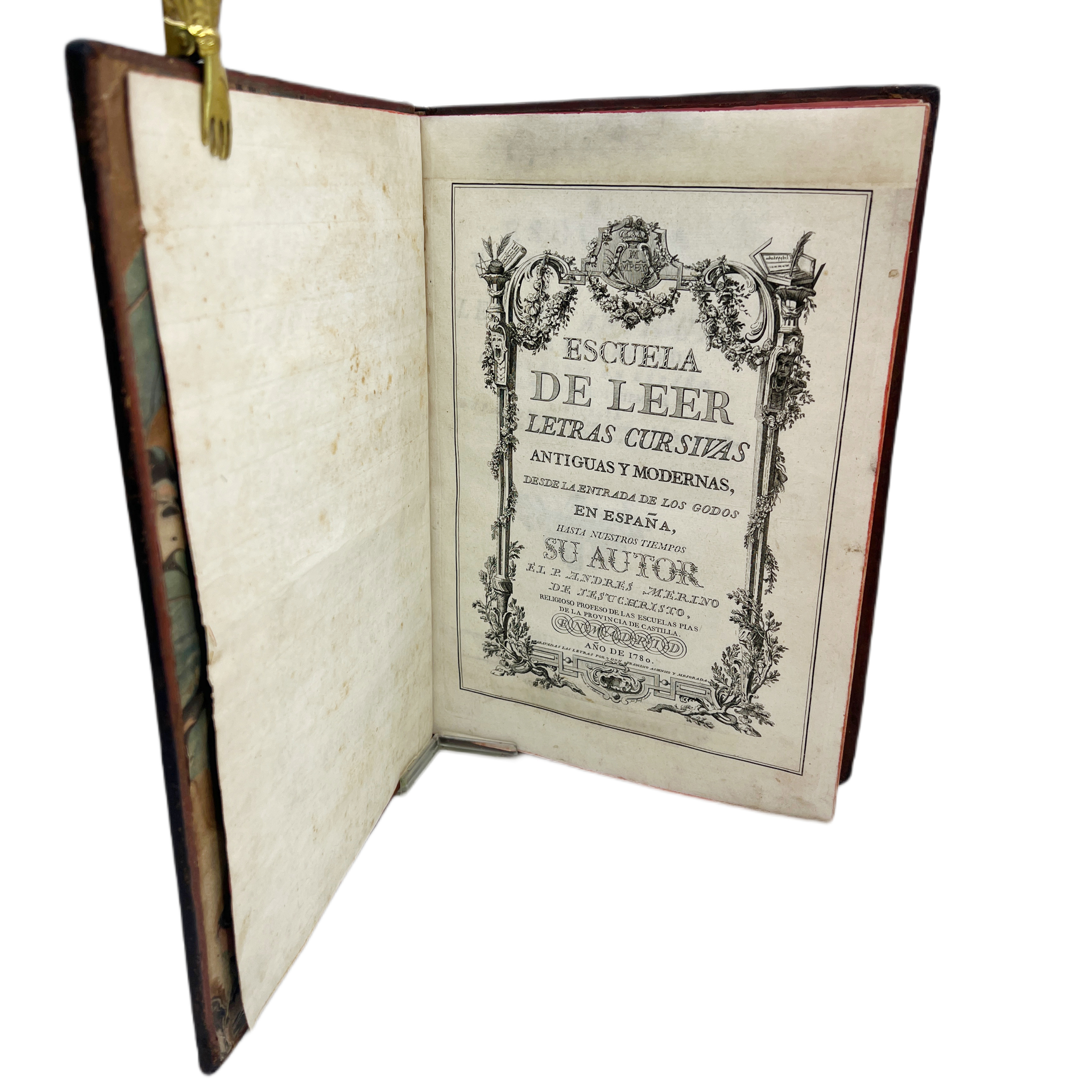 ANDRÉS MERINO DE JESUCRISTO - ESCUELA PALEOGRAPHICA - 1780