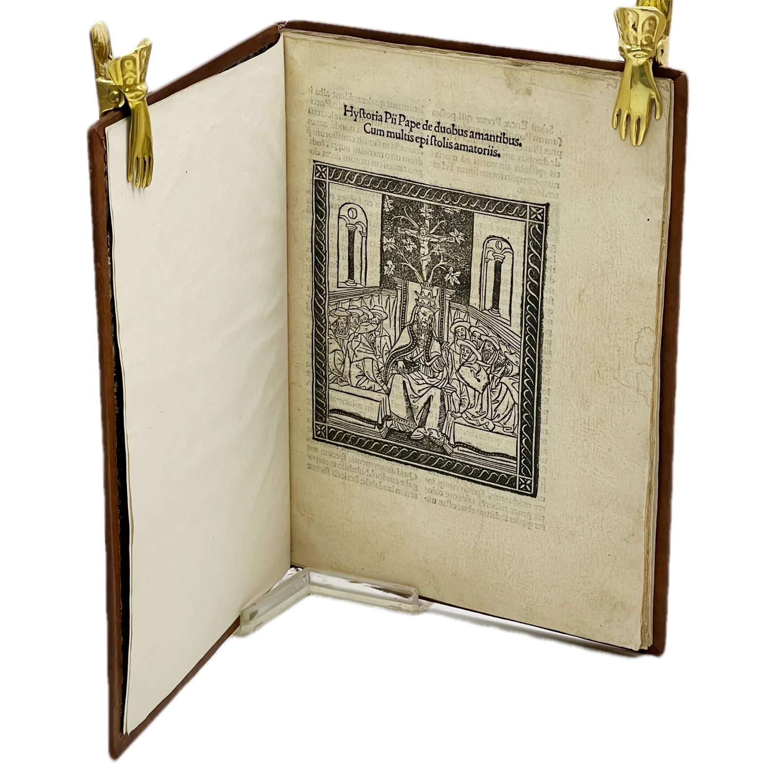 ENEAS SILVIO PICCOLOMINI (PÍO II) - HISTORIA DE DUOBUS AMANTIBUS - 1504