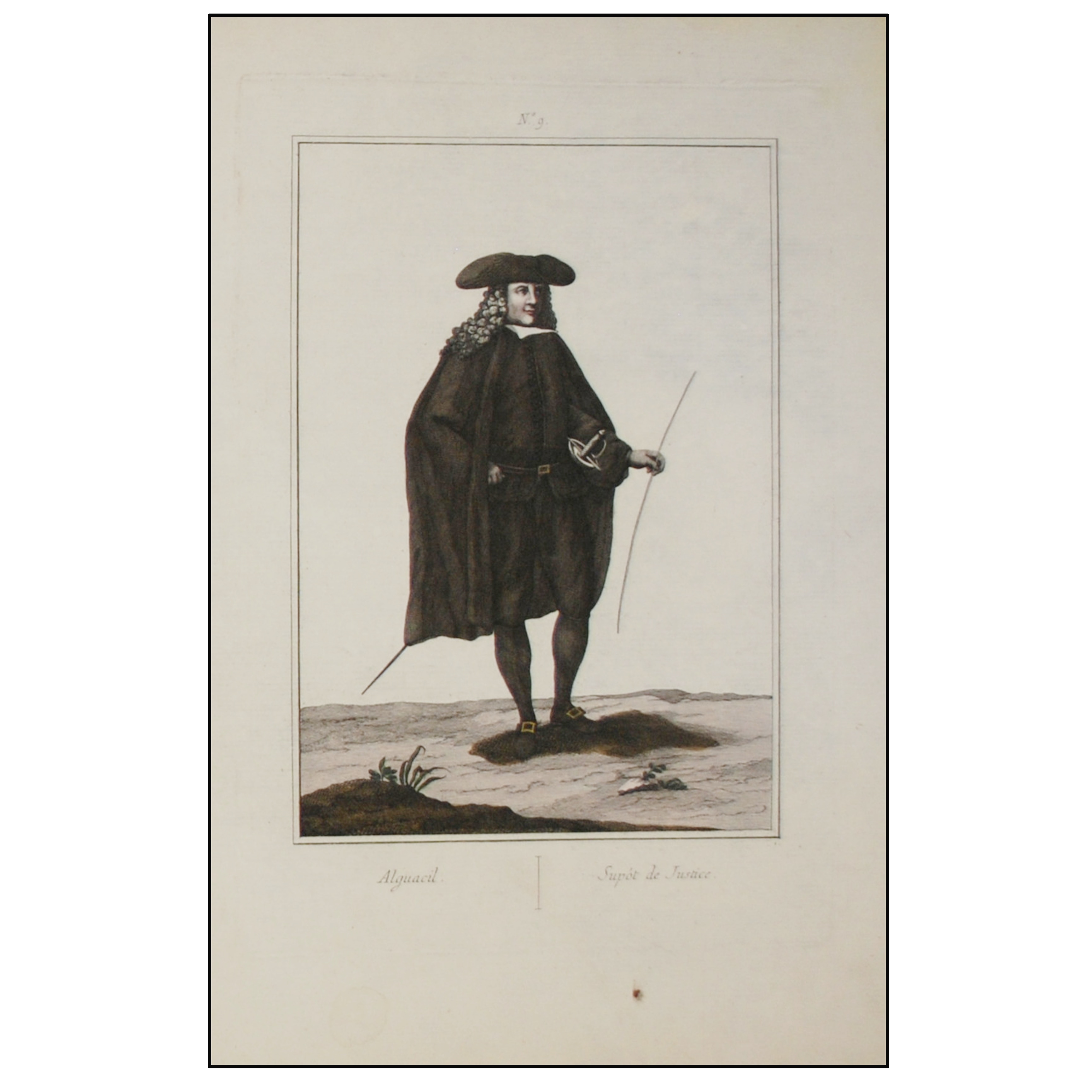 JUAN DE LA CRUZ - ALGUACIL / SUPOT DE JUSTICE - 1777