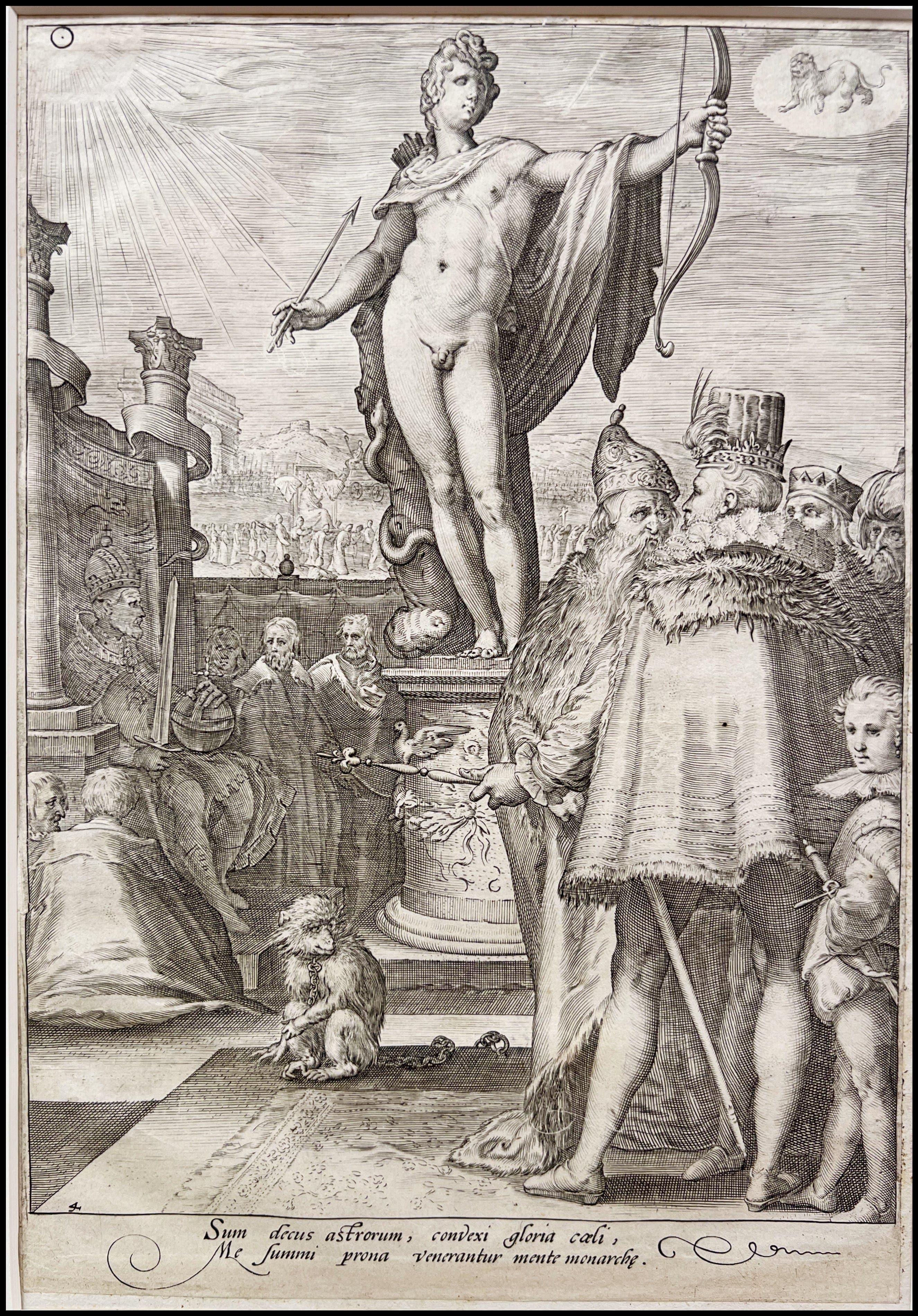 HENDRIK GOLTZIUS - SERIE DIOSES DE LOS SIETE PLANETAS - 1569