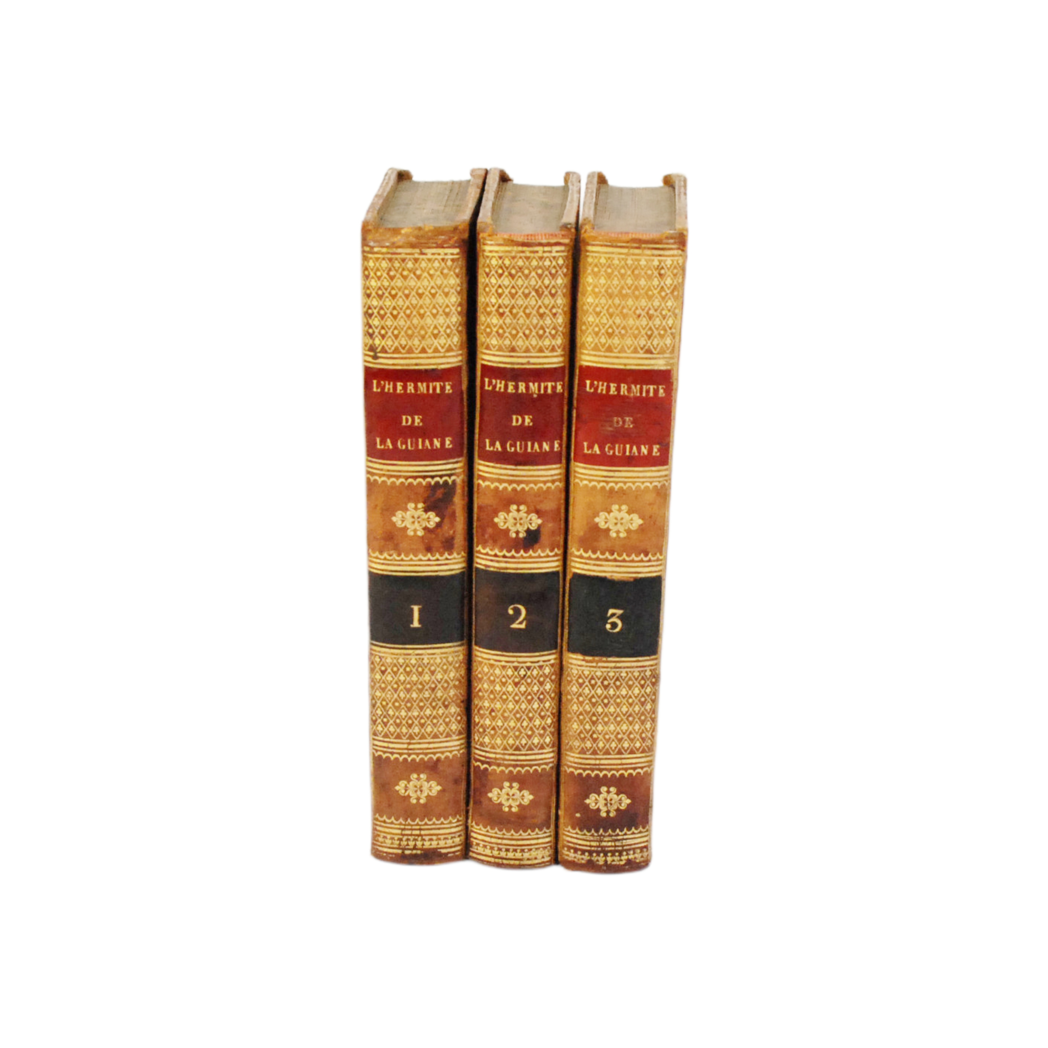 ÉTIENNE DE JOUY - L'HERMITE DE LA GUIANE (3 VOLS) - 1818