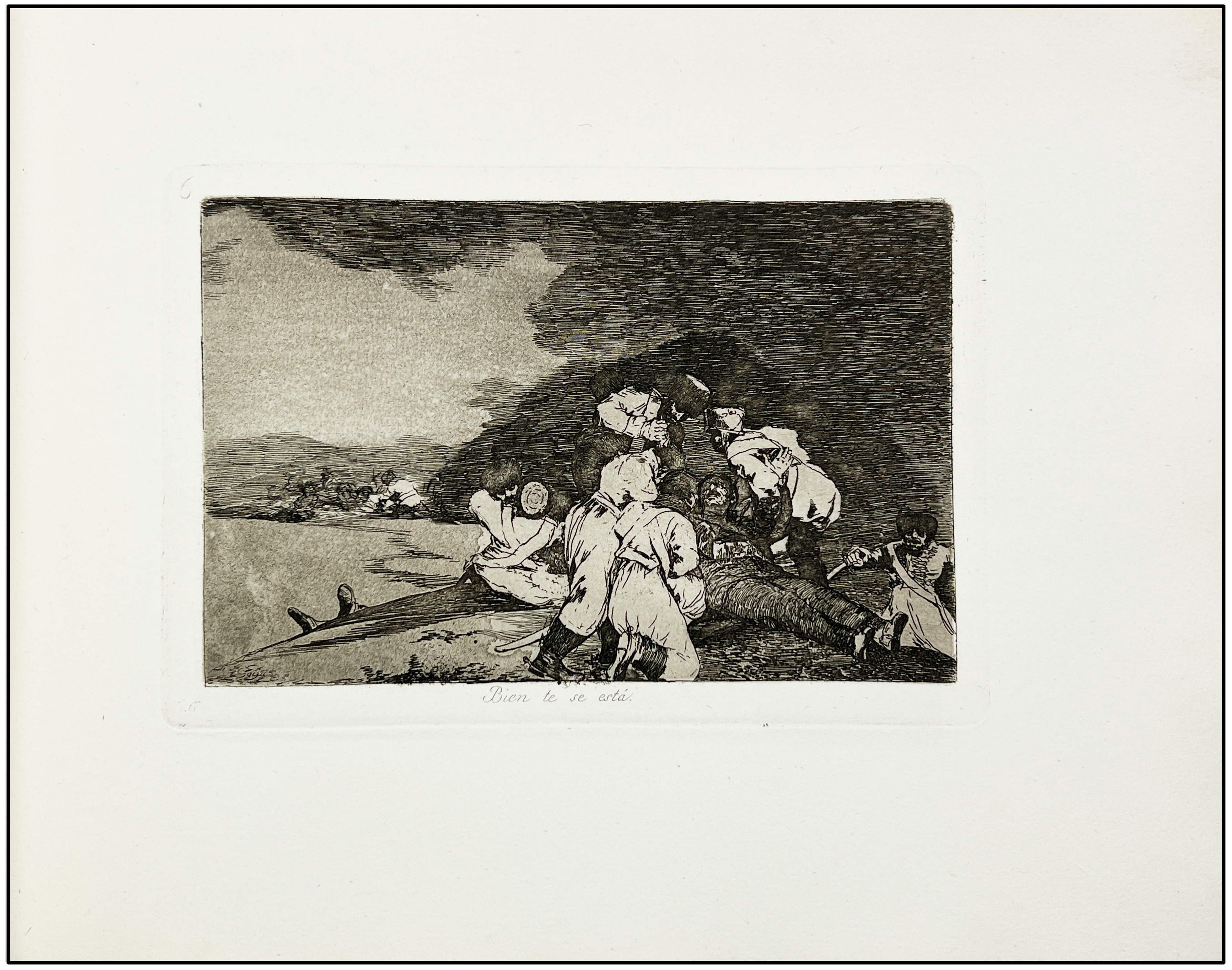 GOYA - LOS DESASTRES DE LA GUERRA (PLANCHAS 1 AL 10) - 1863