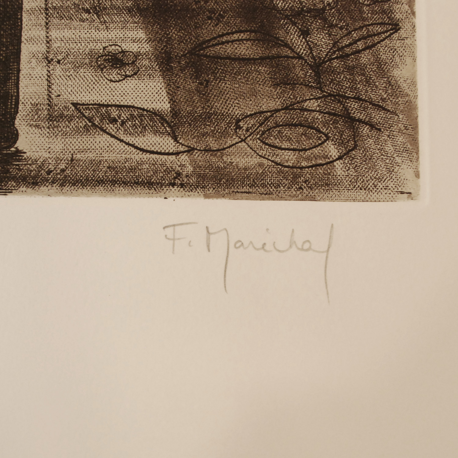 FRANÇOIS MARECHAL - EL OTOÑO (AGUAFUERTE) - 1990