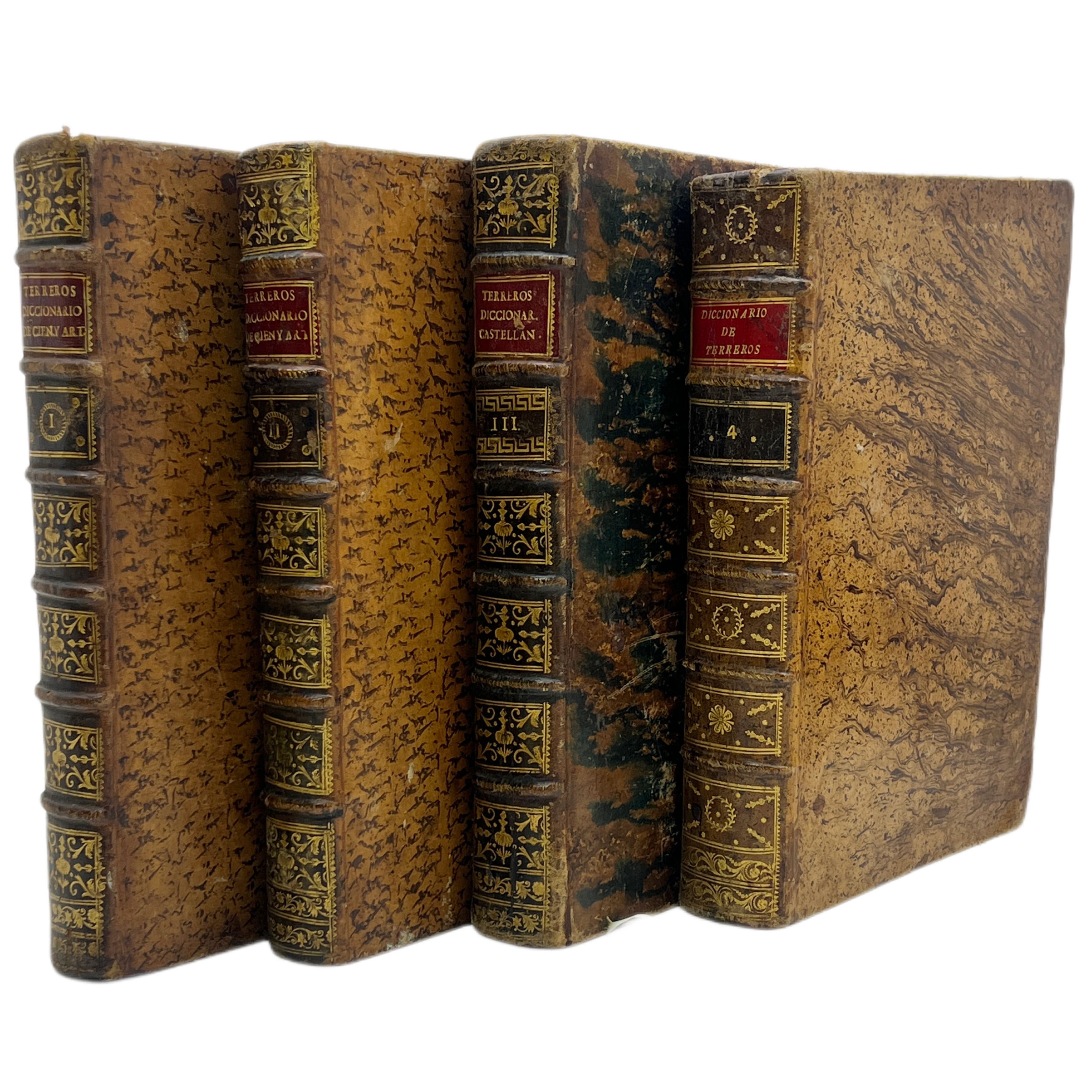 ESTEBAN DE TERREROS Y PANDO - DICCIONARIO CASTELLANO (1ª EDICIÓN) -  1786