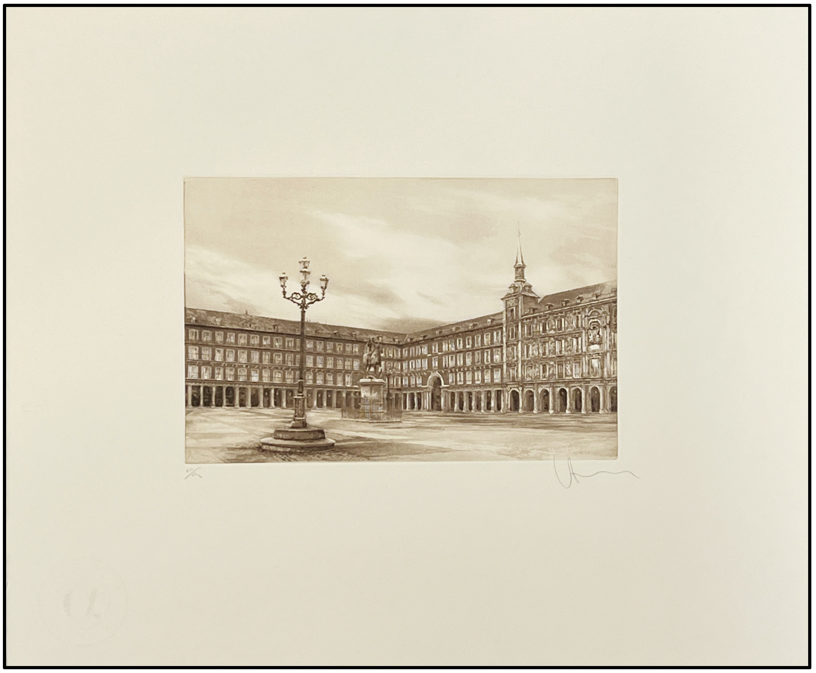 VENANCIO ARRIBAS - PLAZA MAYOR (AGUAFUERTE) - 2000