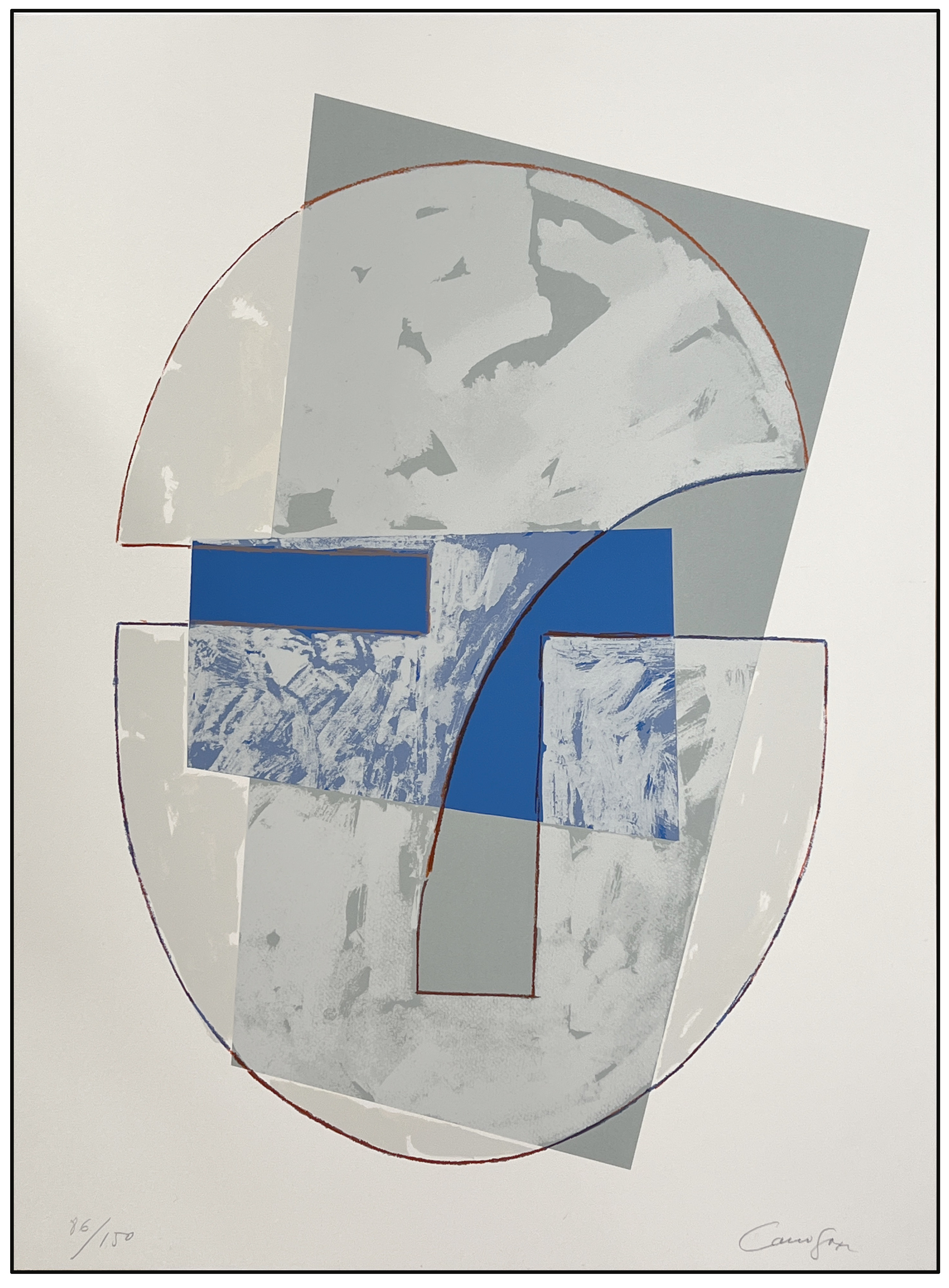 RAFAEL CANOGAR - CABEZA (SERIGRAFÍA SOBRE PAPEL) - 1984