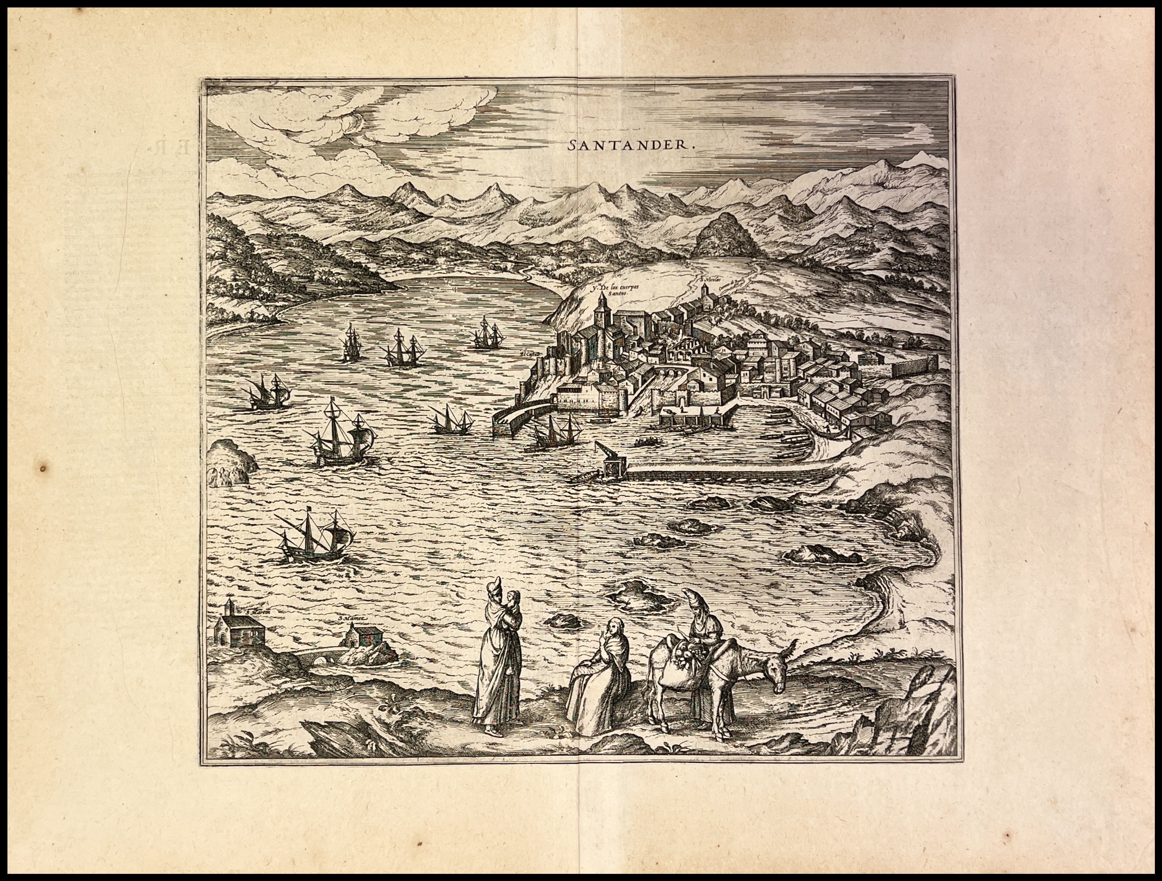 BRAUN & HOGENBERG - VISTA DE SANTANDER - 1597