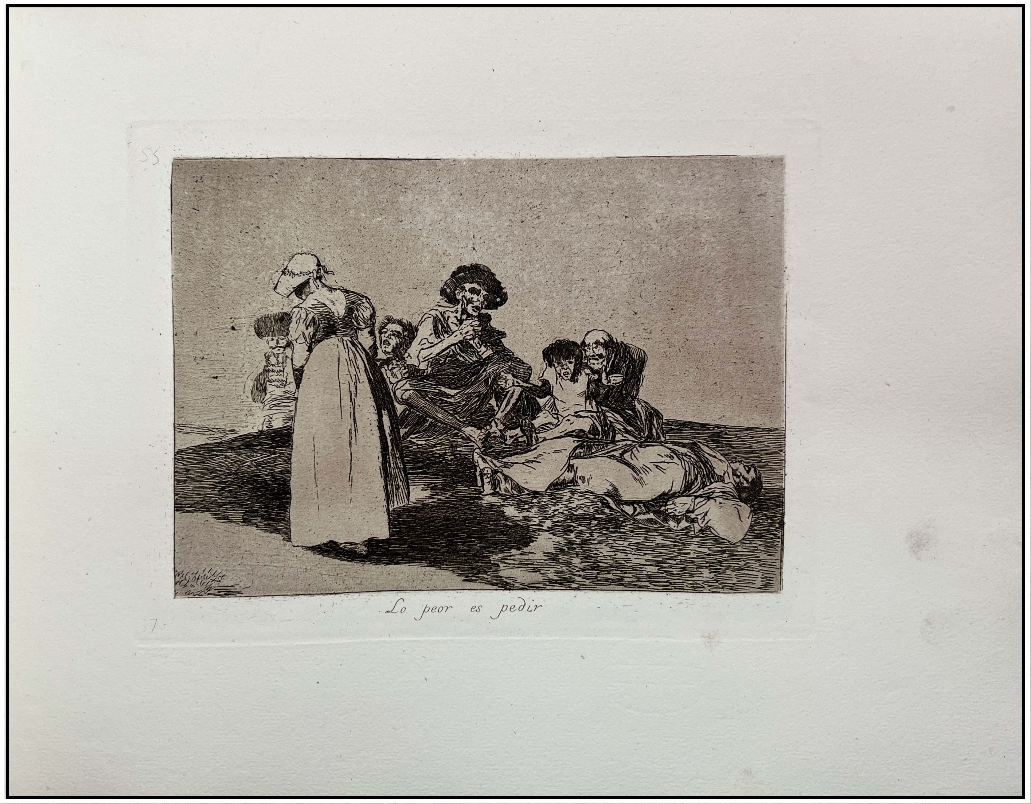 GOYA - LOS DESASTRES DE LA GUERRA (PLANCHAS 51 AL 60) - 1863