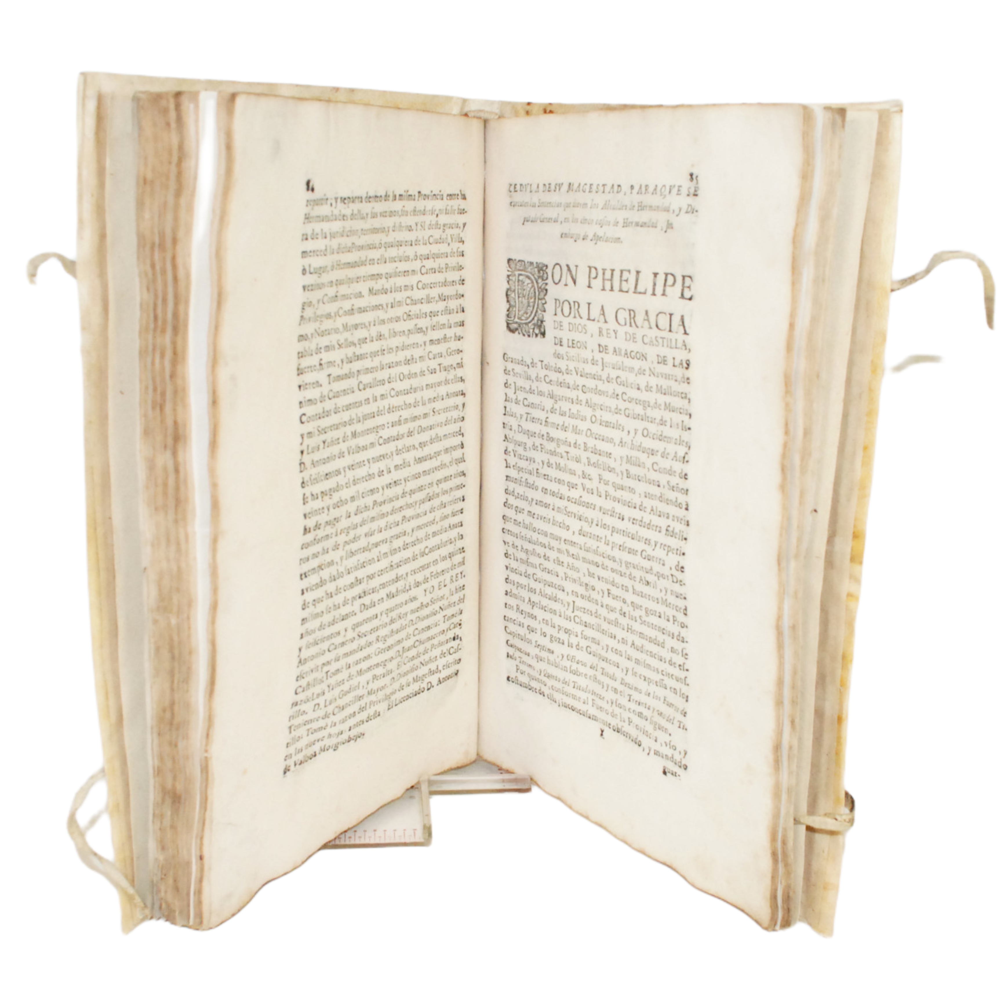 QUADERNO DE LEYES Y ORDENANZAS - 1º LIBRO IMPRESO EN VITORIA - 1722