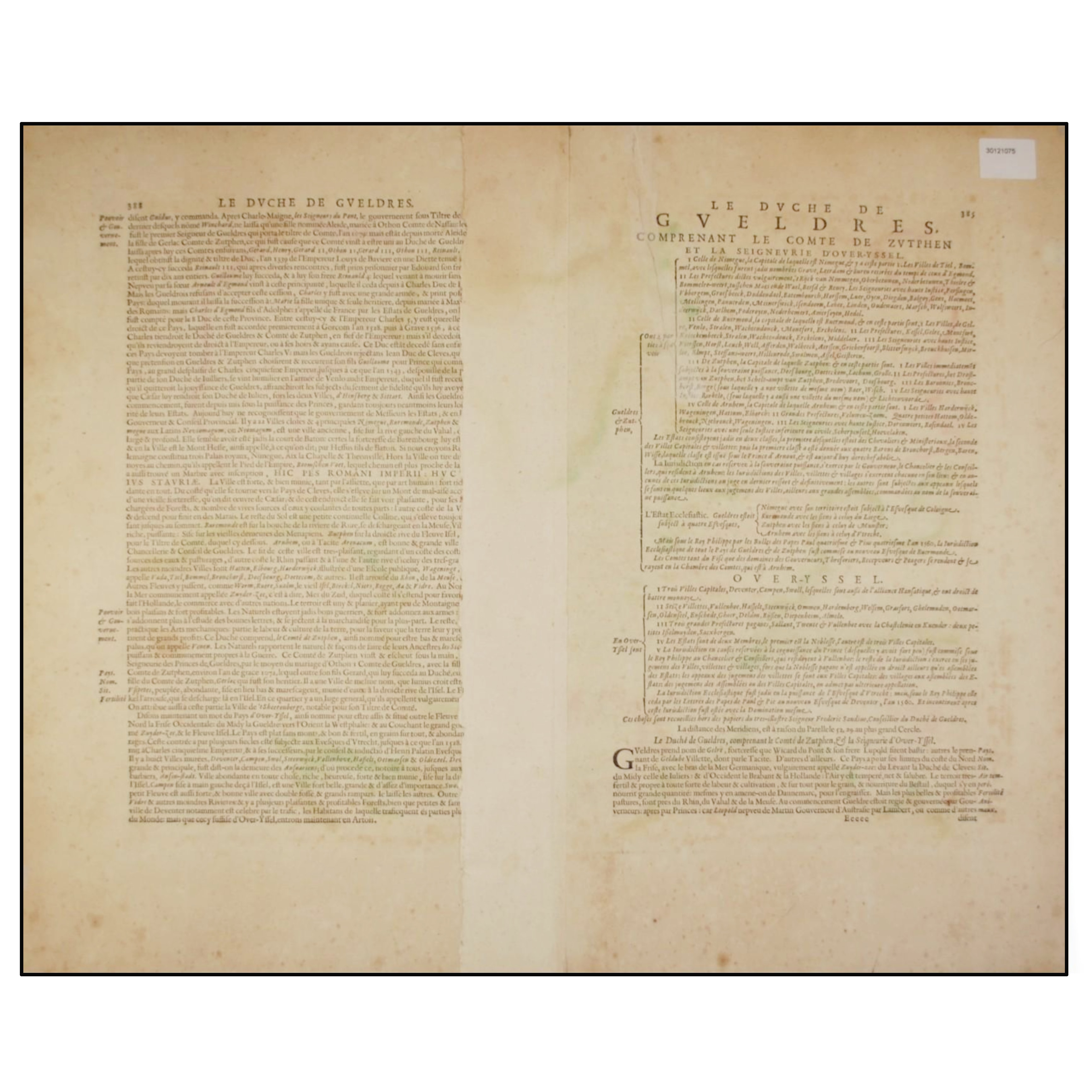 GELDRIA ET TRANSYSULANA (PAISES BAJOS 1606)