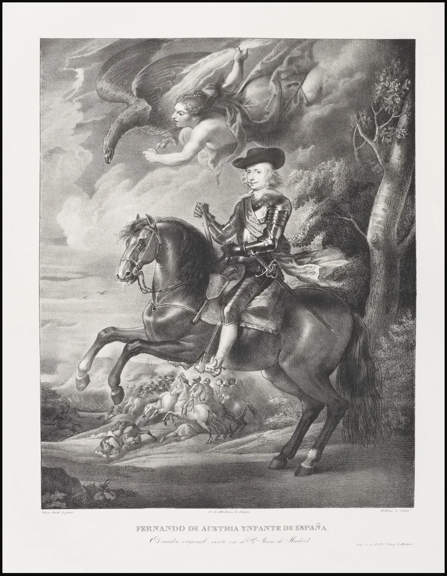 PIERRE J. JOLLIVET - EL CARDENAL INFANTE FERNANDO DE AUSTRIA - 1826