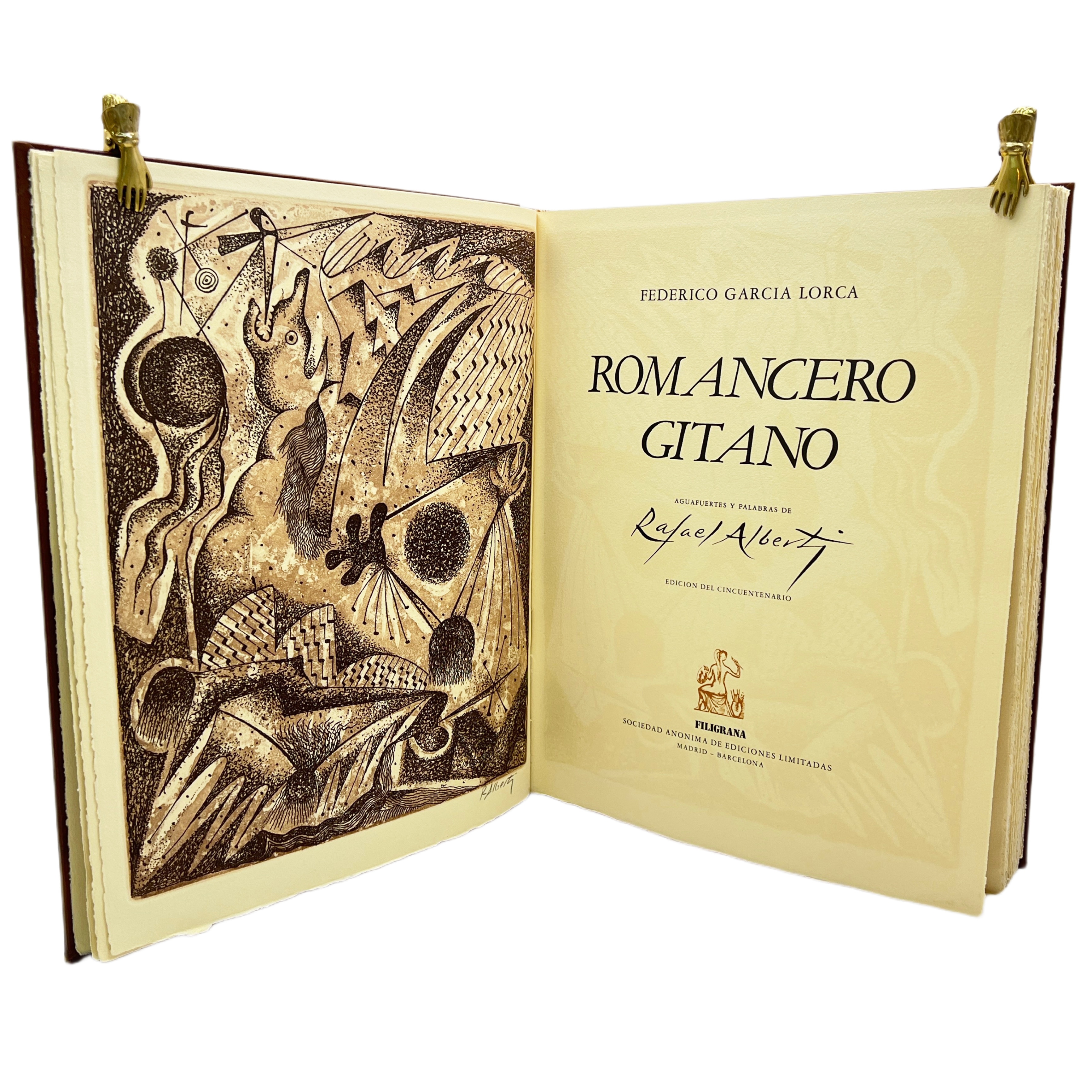 F. GARCIA LORCA / R. ALBERTI - ROMANCERO GITANO (19 AGUAFUERTES) - 1977