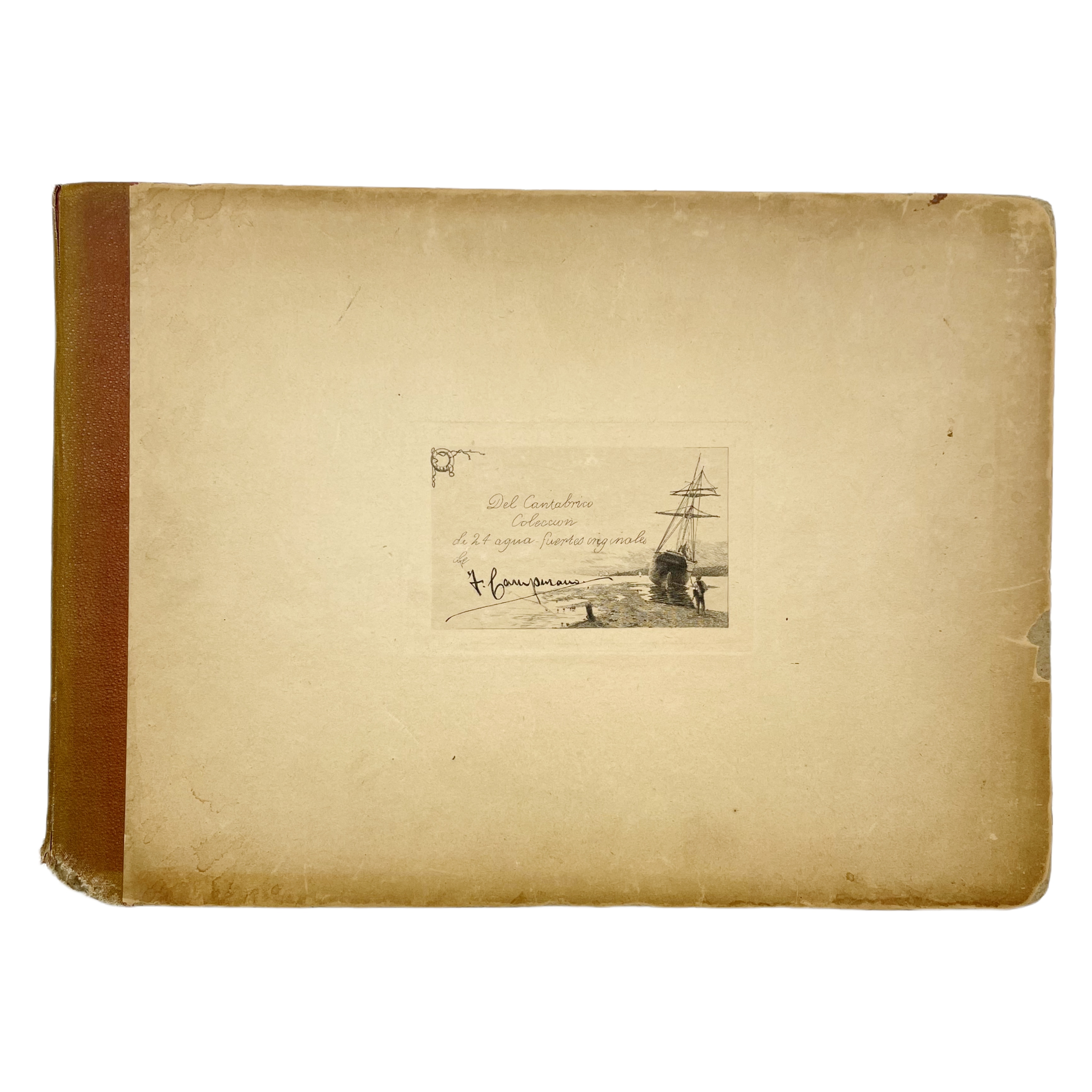 TOMÁS CAMPUZANO - DEL CANTABRICO. COLECCIÓN DE 24 AGUA-FUERTES ORIGINALES - 1897