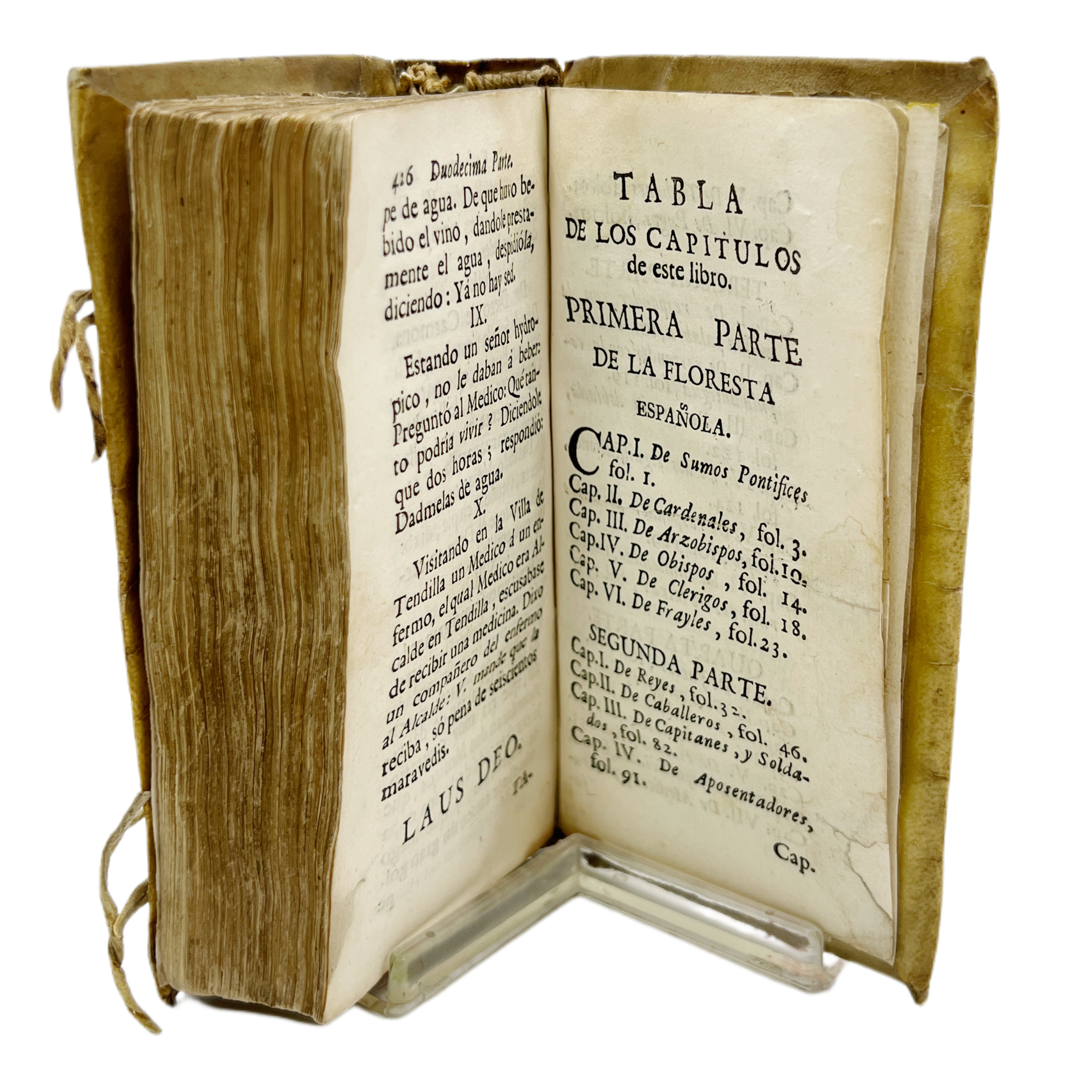 MELCHOR DE SANTA CRUZ - FLORESTA ESPAÑOLA - IBARRA 1769