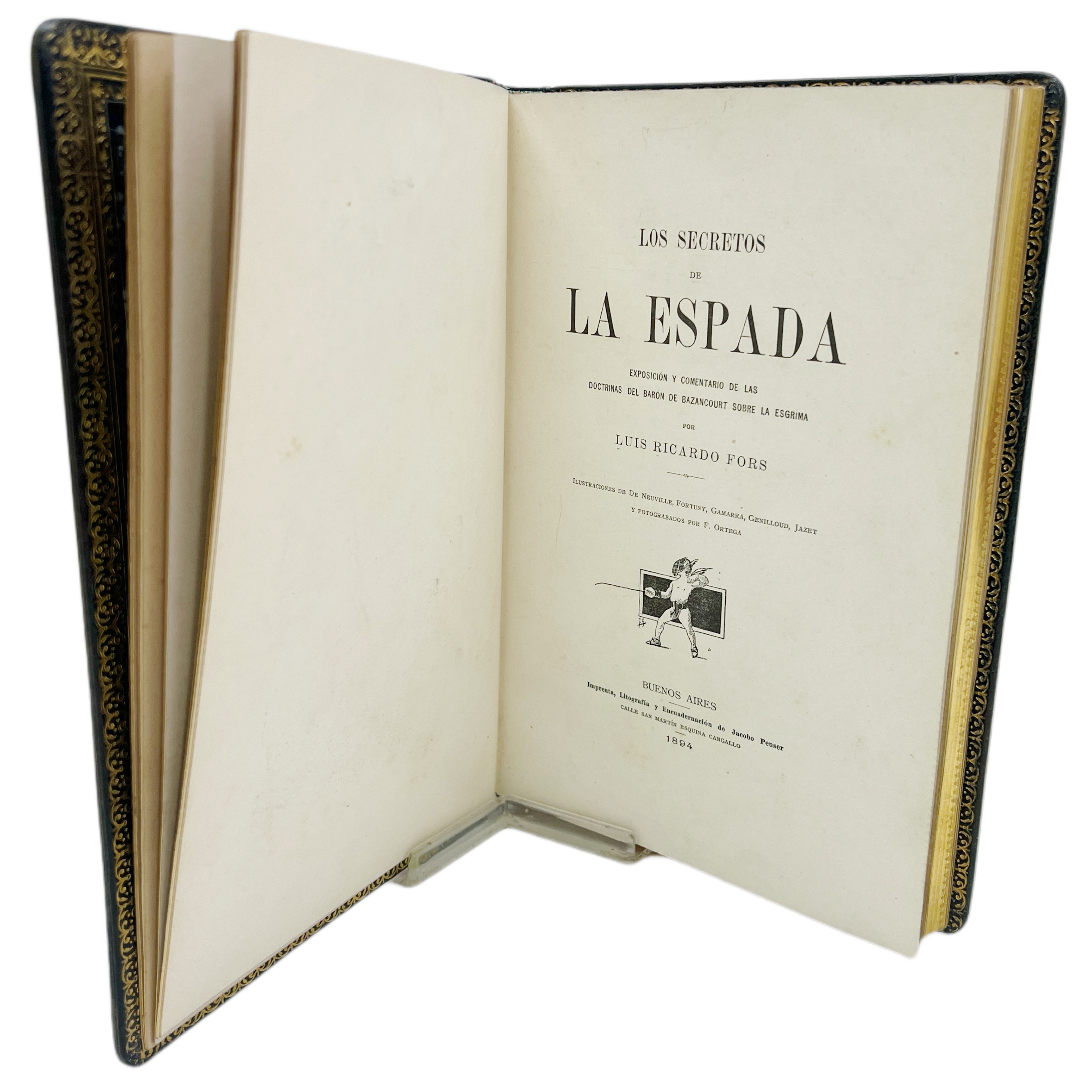 LUIS RICARDO FORS - LOS SECRETOS DE LA ESPADA (1ª EDICIÓN) - 1894