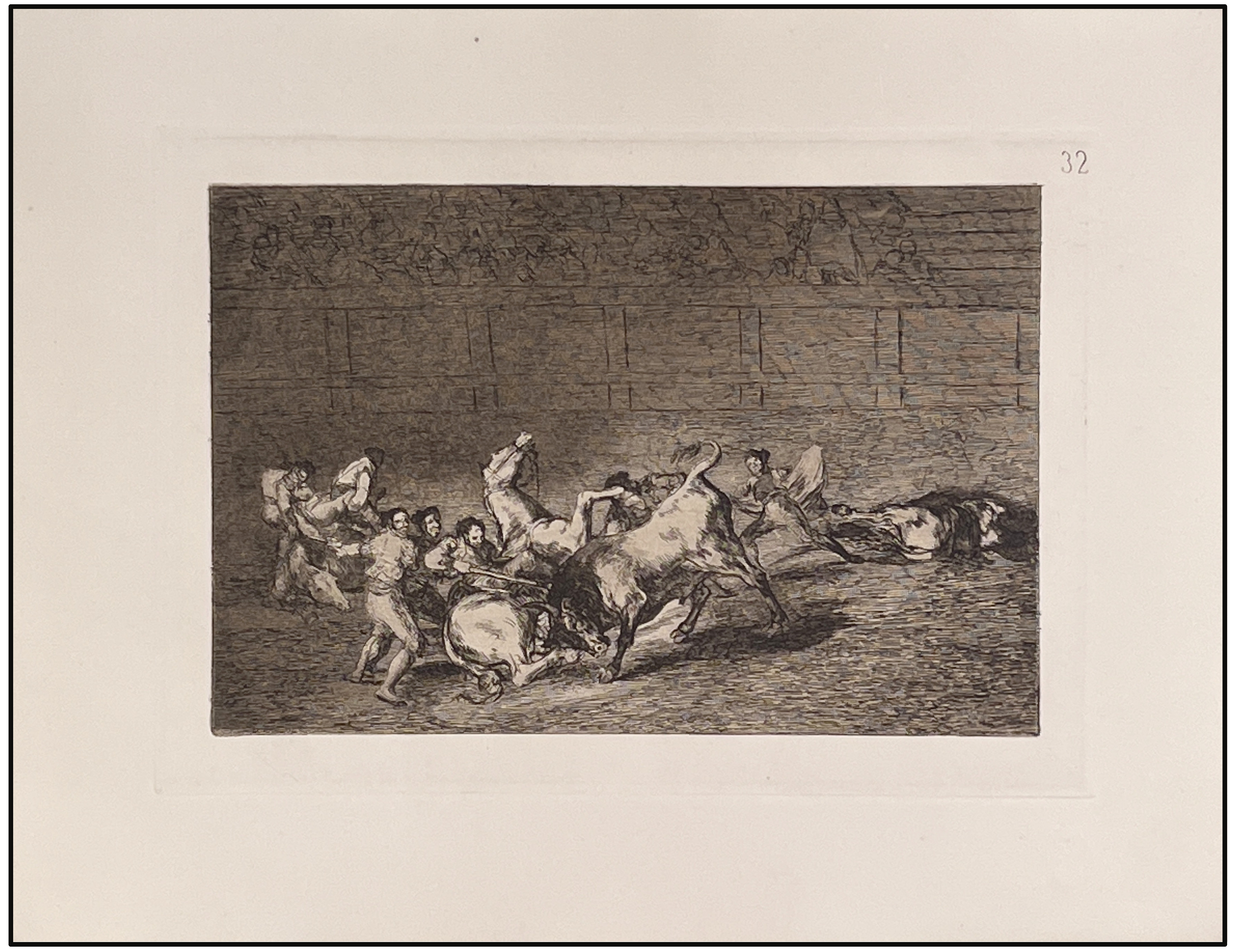 FRANCISCO DE GOYA - TAUROMAQUIA (ESTAMPA 32) - QUINTA EDICIÓN 1921