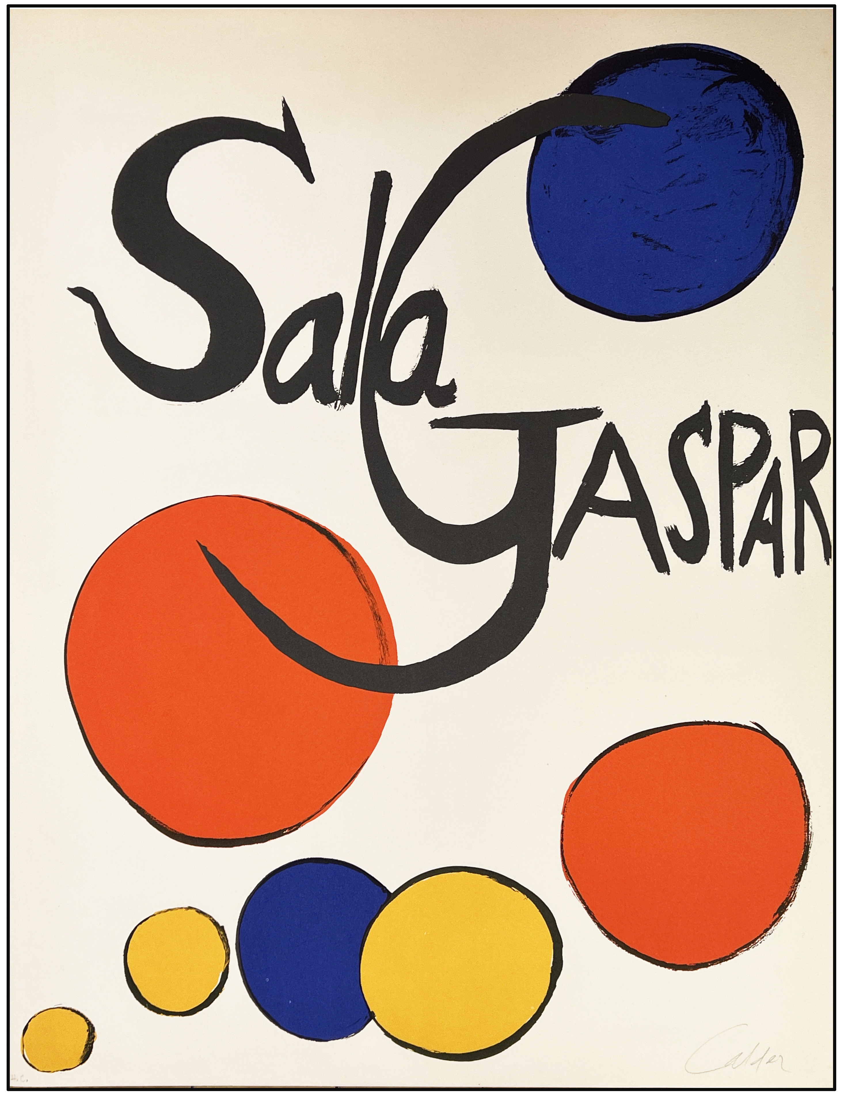 ALEXANDER CALDER - SALA GASPAR (LITOGRAFÍA FIRMADA) - 1975