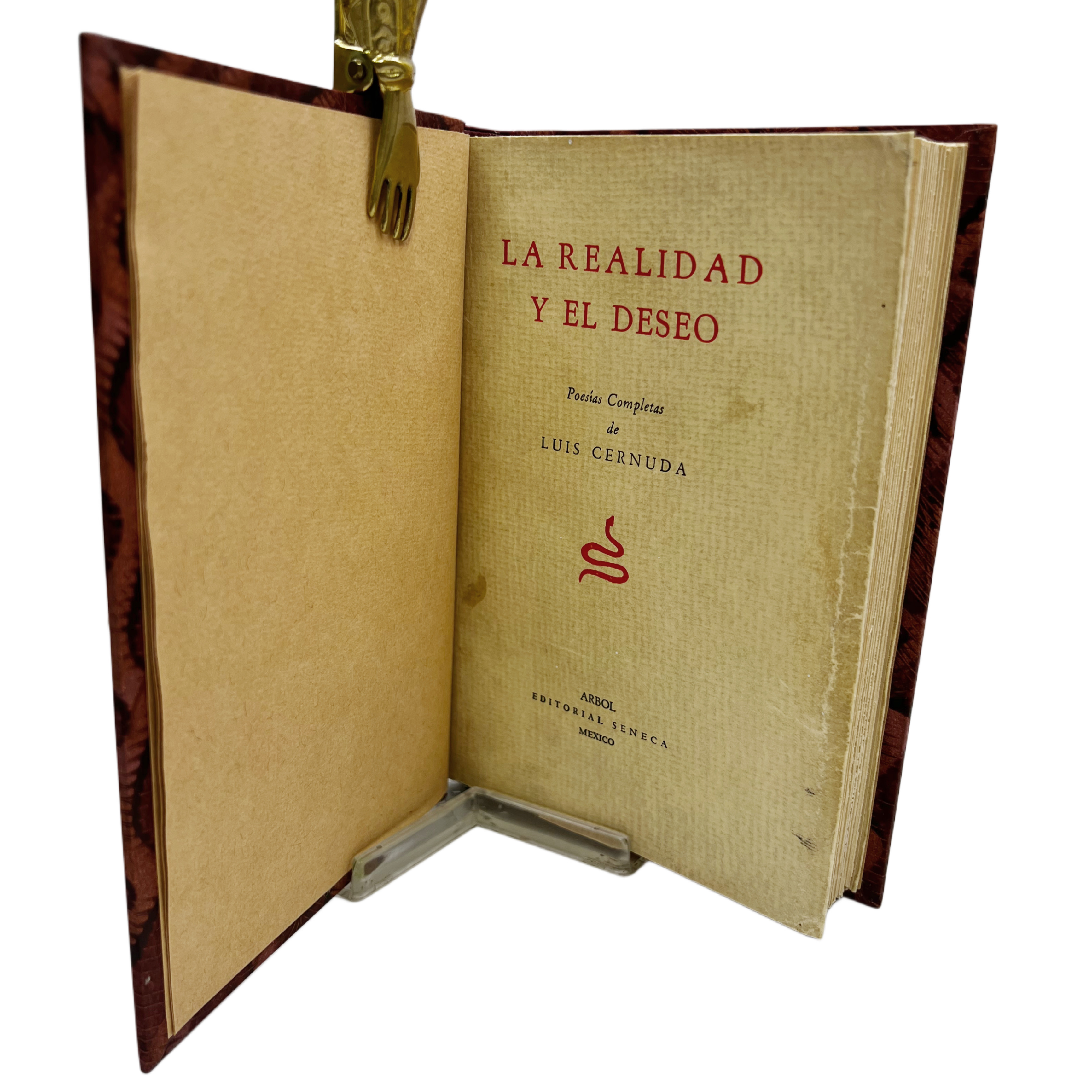 LUIS CERNUDA - LA REALIDAD Y EL DESEO POESÍAS COMPLETAS - 1940