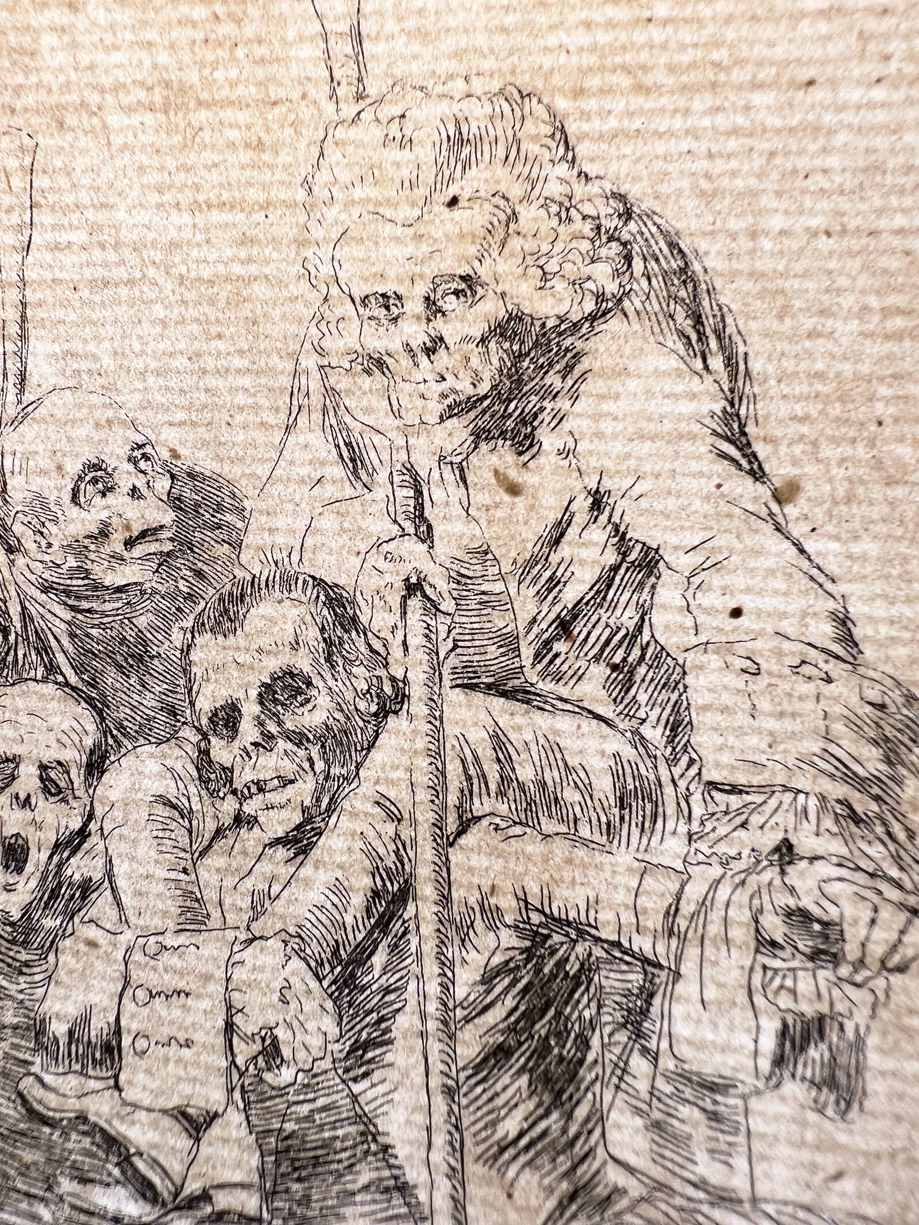 FRANCISCO DE GOYA - UNOS A OTROS (LOS CAPRICHOS Nº 77) - 1927